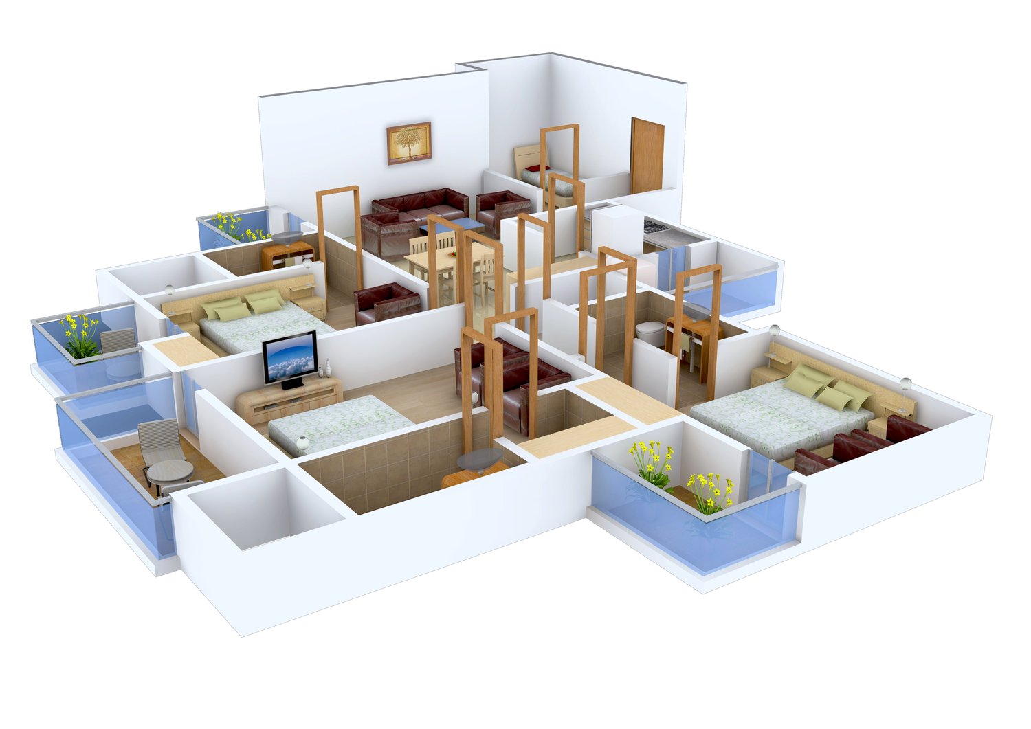 3DFloorPlan of Golfgreen Elite Homz