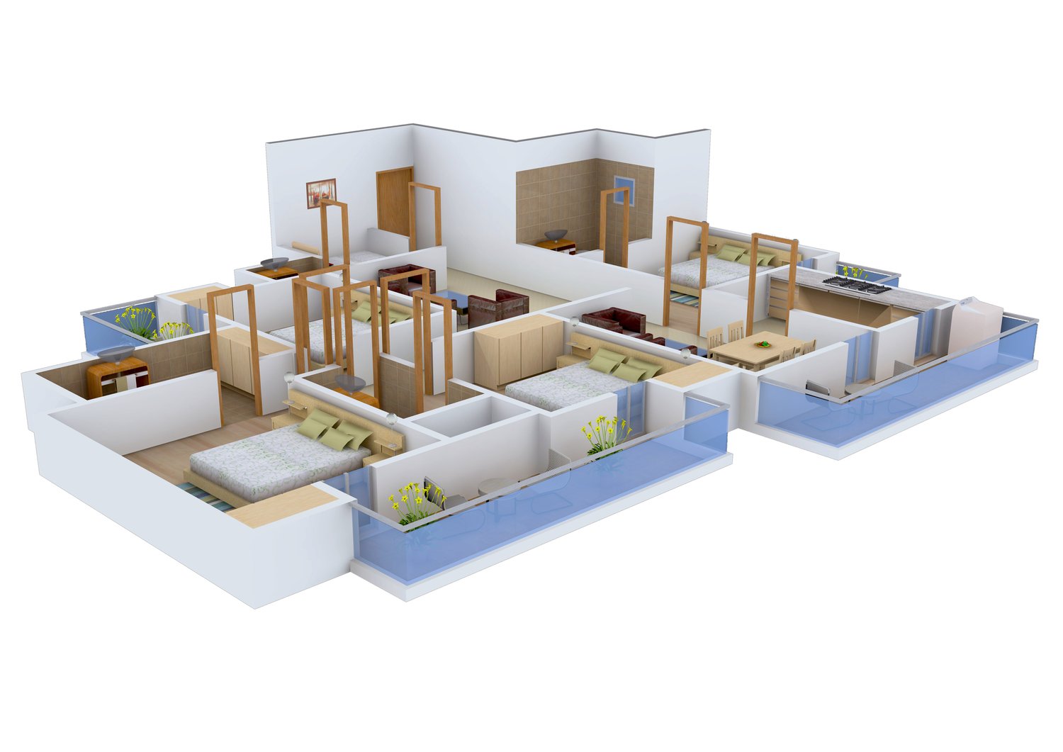 3DFloorPlan of Golfgreen Elite Homz