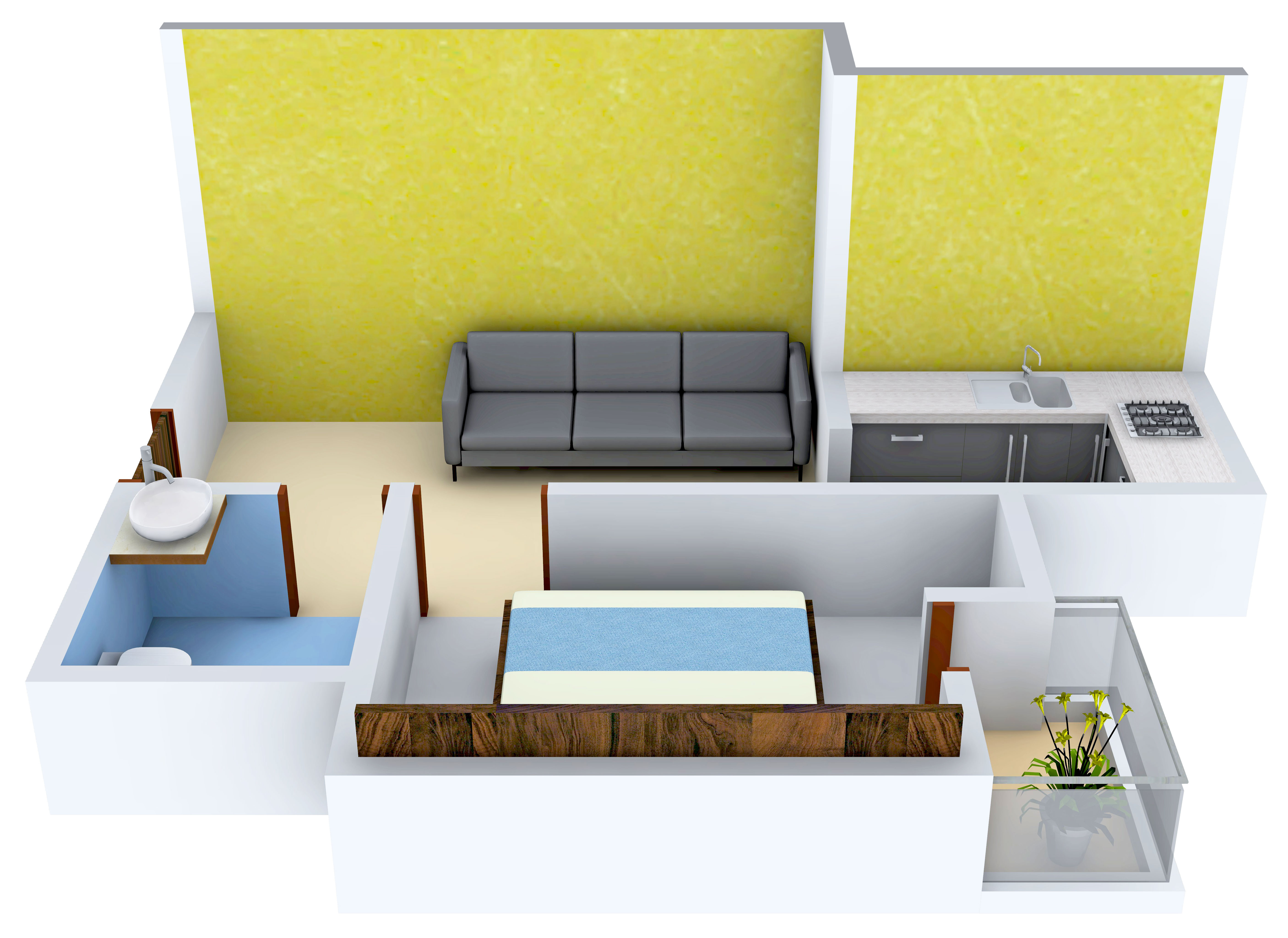 3DFloorPlan of Krish City Phase 2
