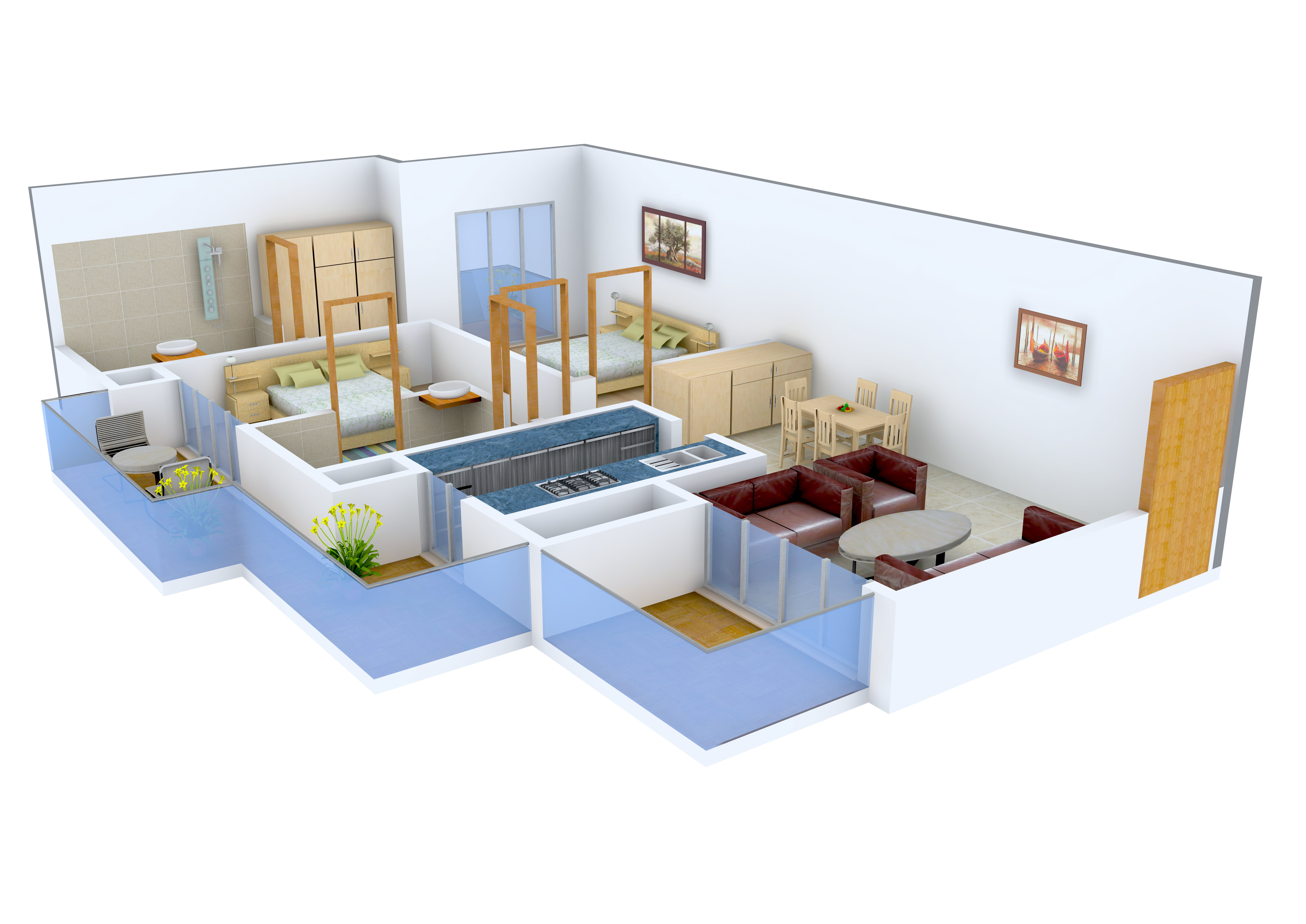 3DFloorPlan of Splendor Grande