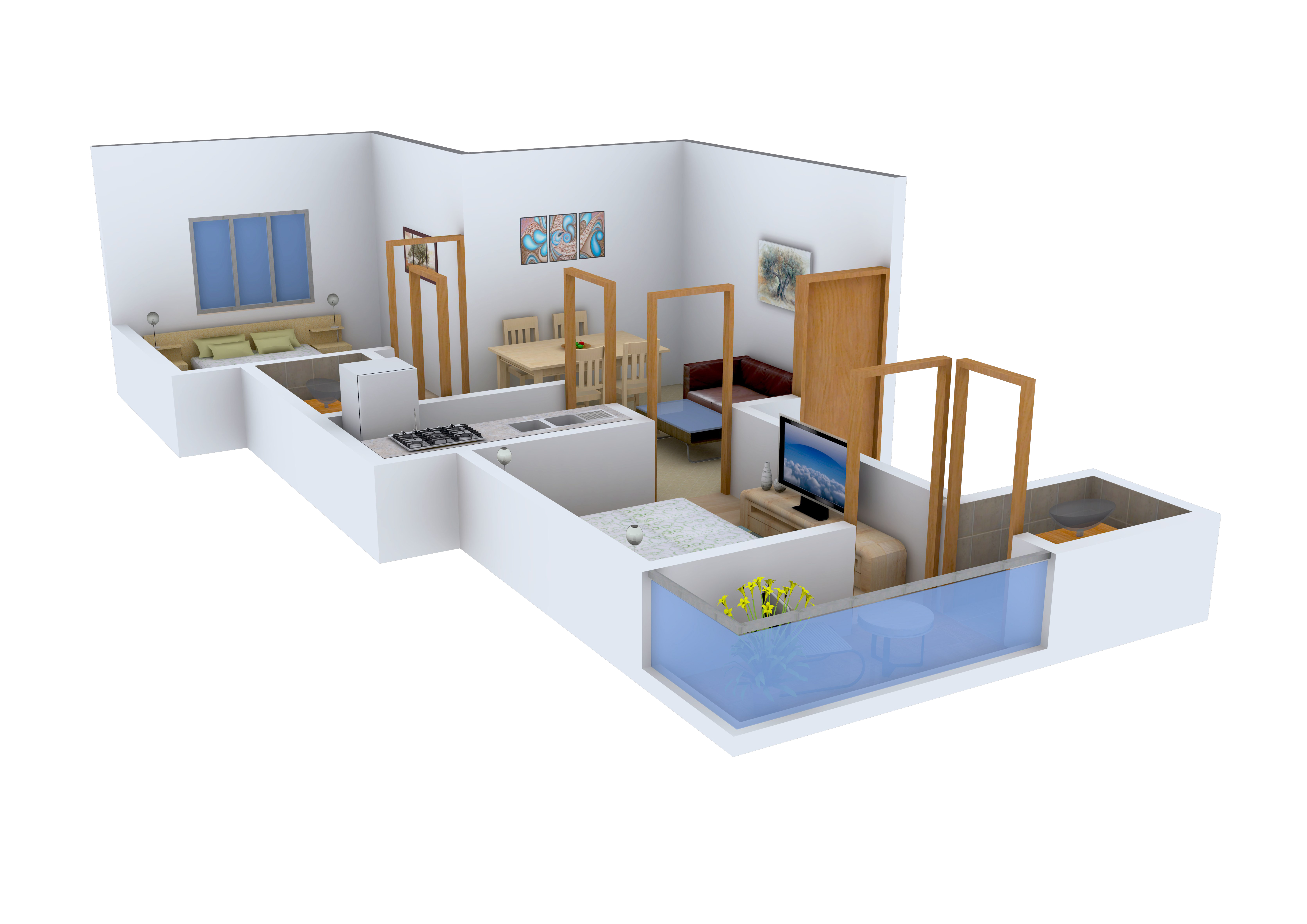 3DFloorPlan of JPK Green Paradise