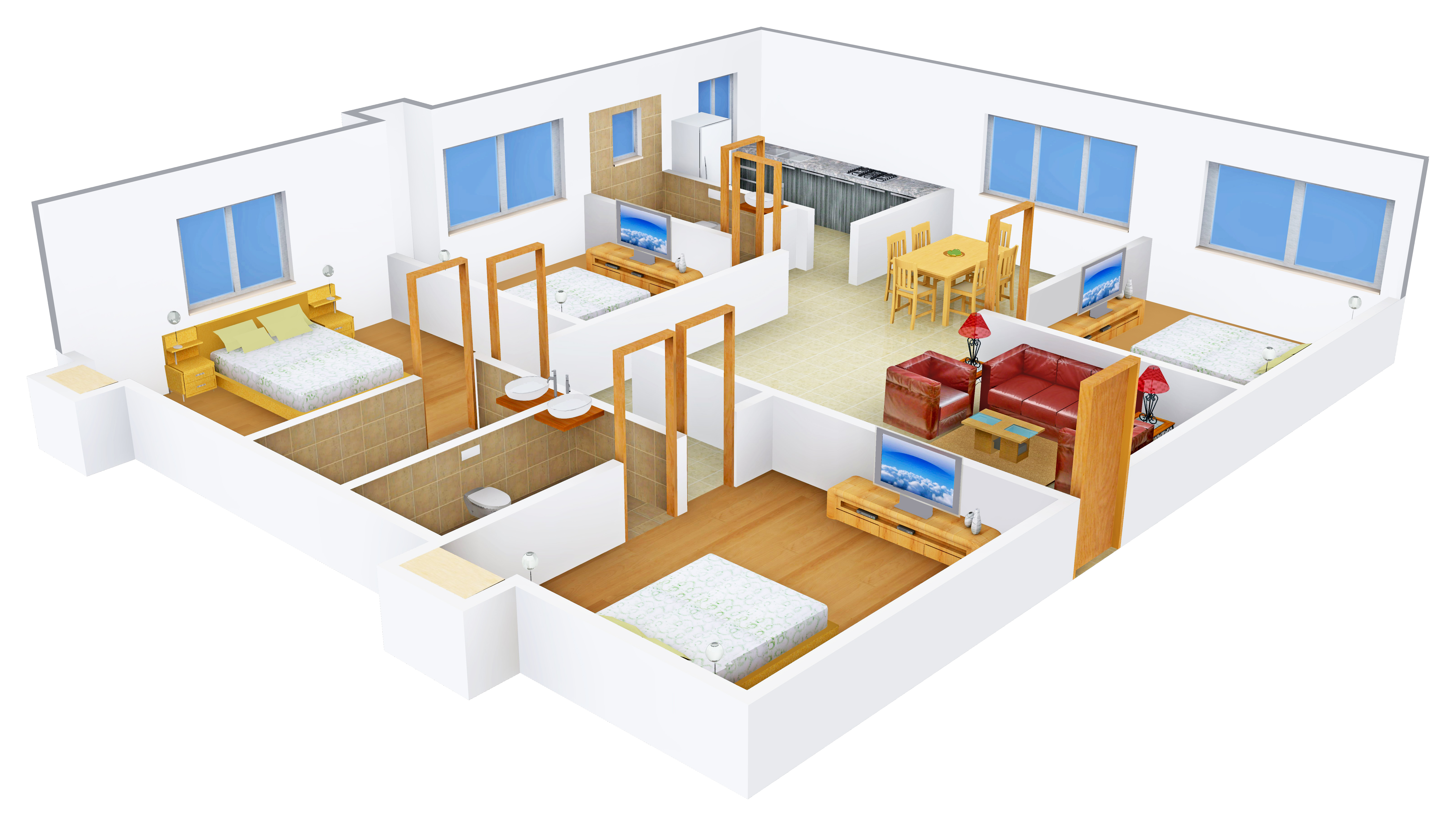 3DFloorPlan of Multicon Solitaire
