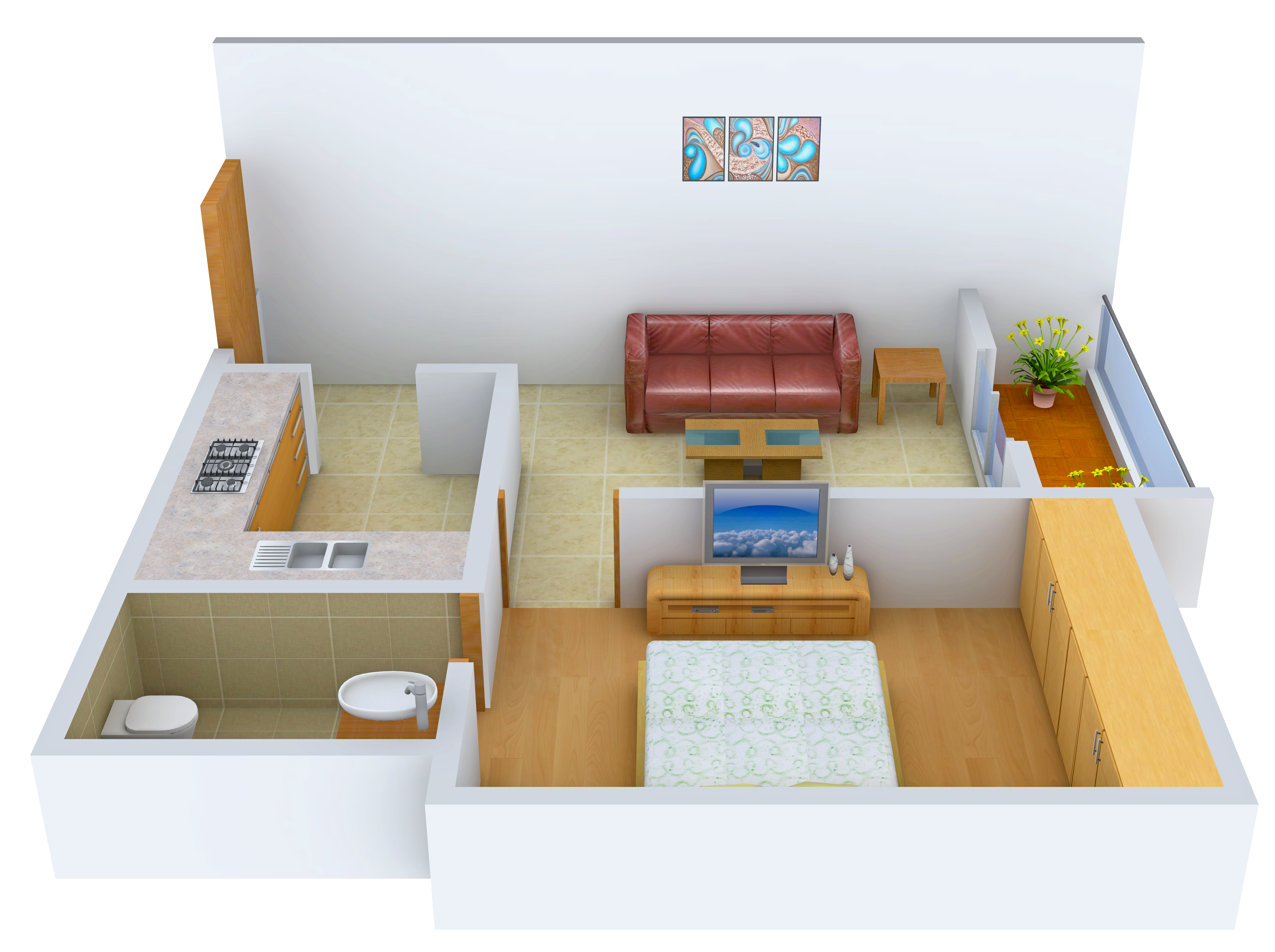 3DFloorPlan of Vedic Green Tech City