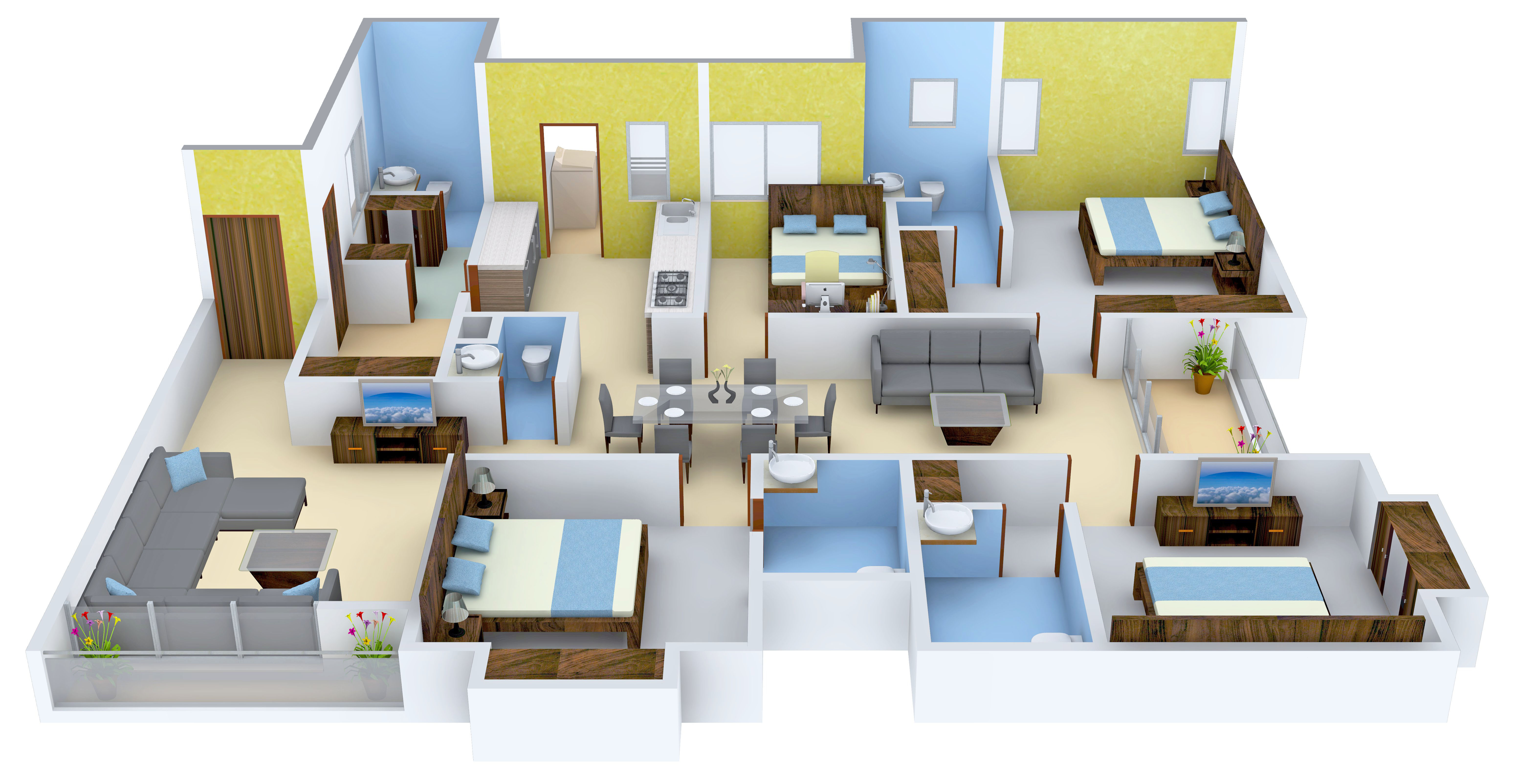 3DFloorPlan of KSV The Point