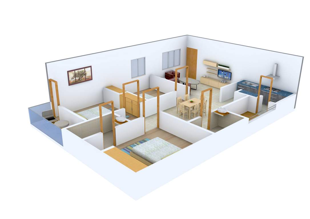 1365 sq ft 3 BHK 2T Apartment for Sale in ARK Builder Homes Bolarum