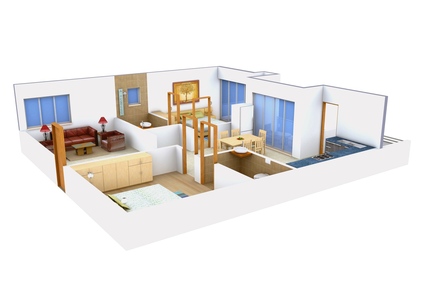 3DFloorPlan of Samhita Sarovar