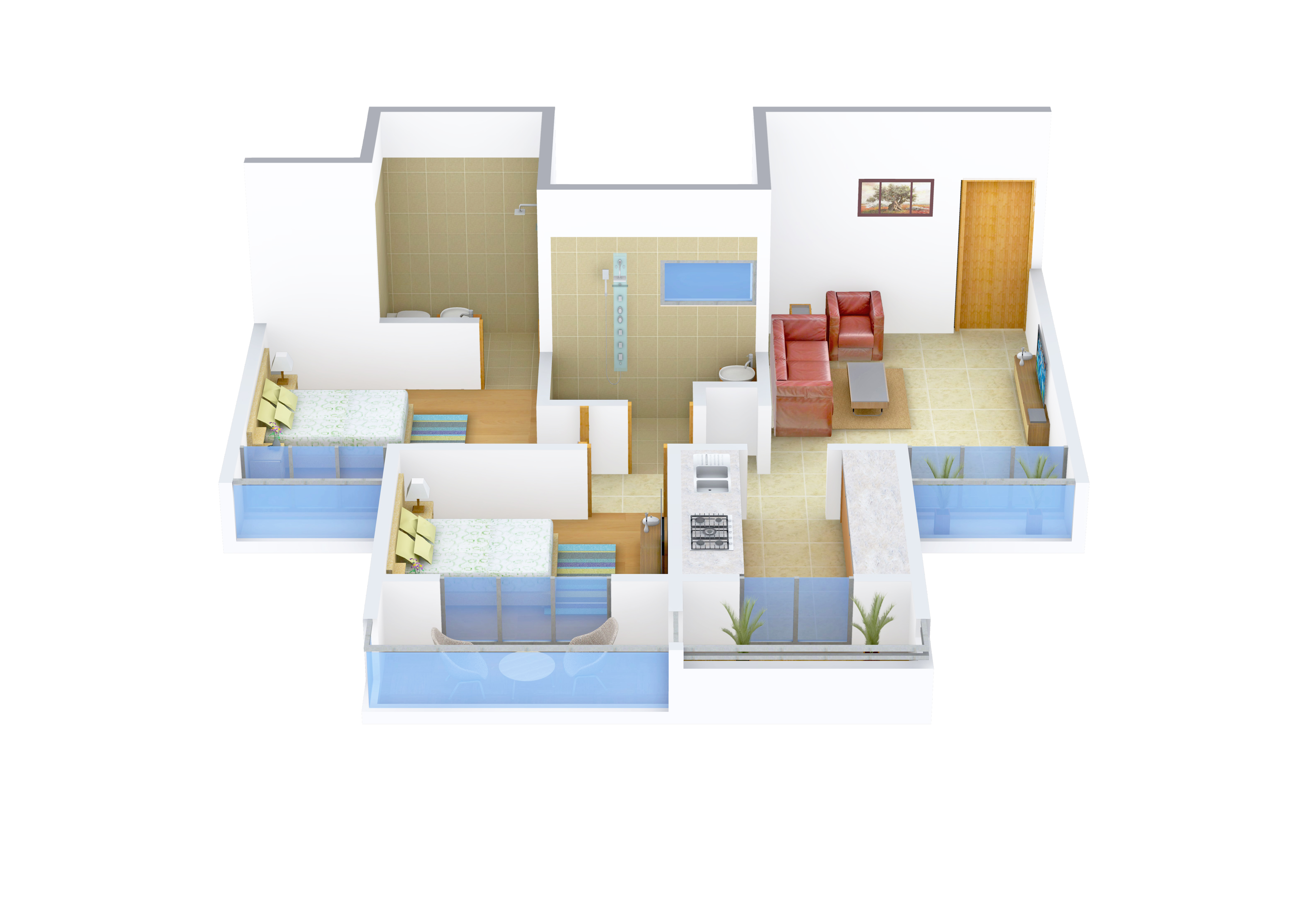 3DFloorPlan of Platinum SM Plaza