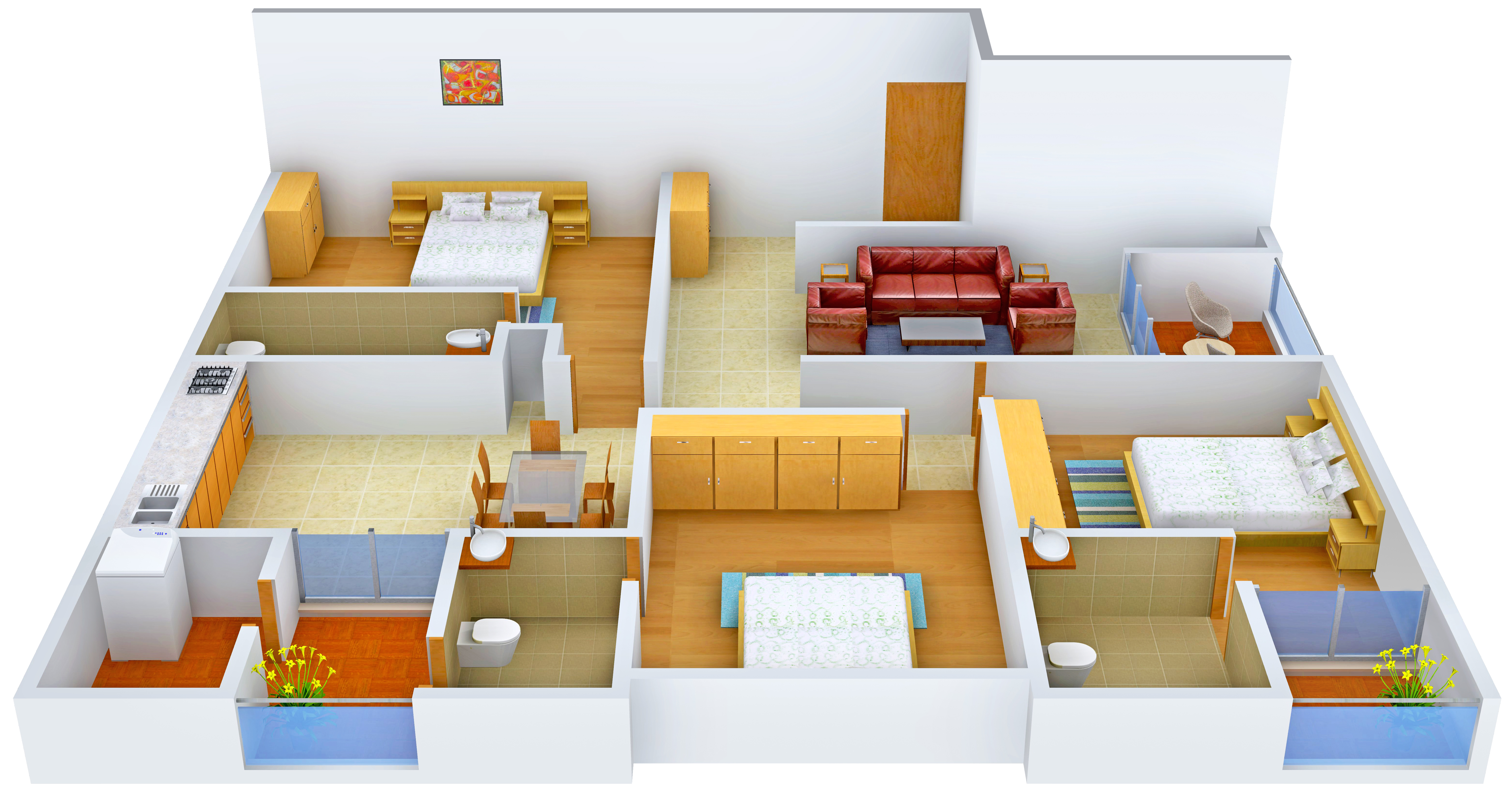 3DFloorPlan of Prithvi Thirumala Anemone