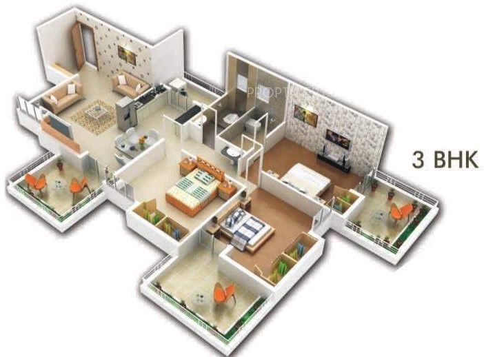 100 2 Bhk Flat Design Apartment Designs Shown With Rendered