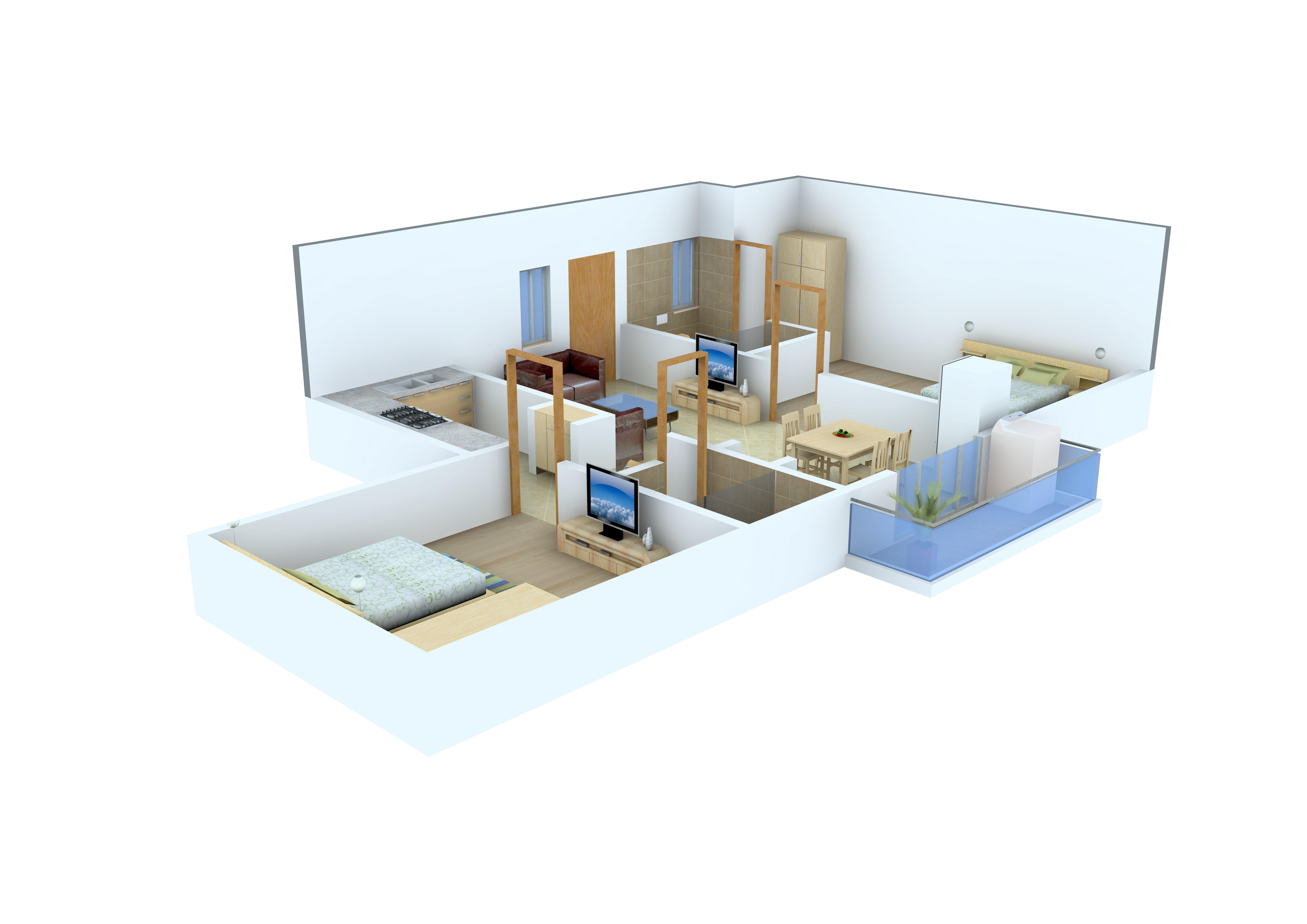3DFloorPlan of Plaza Verdant Acres Phase2