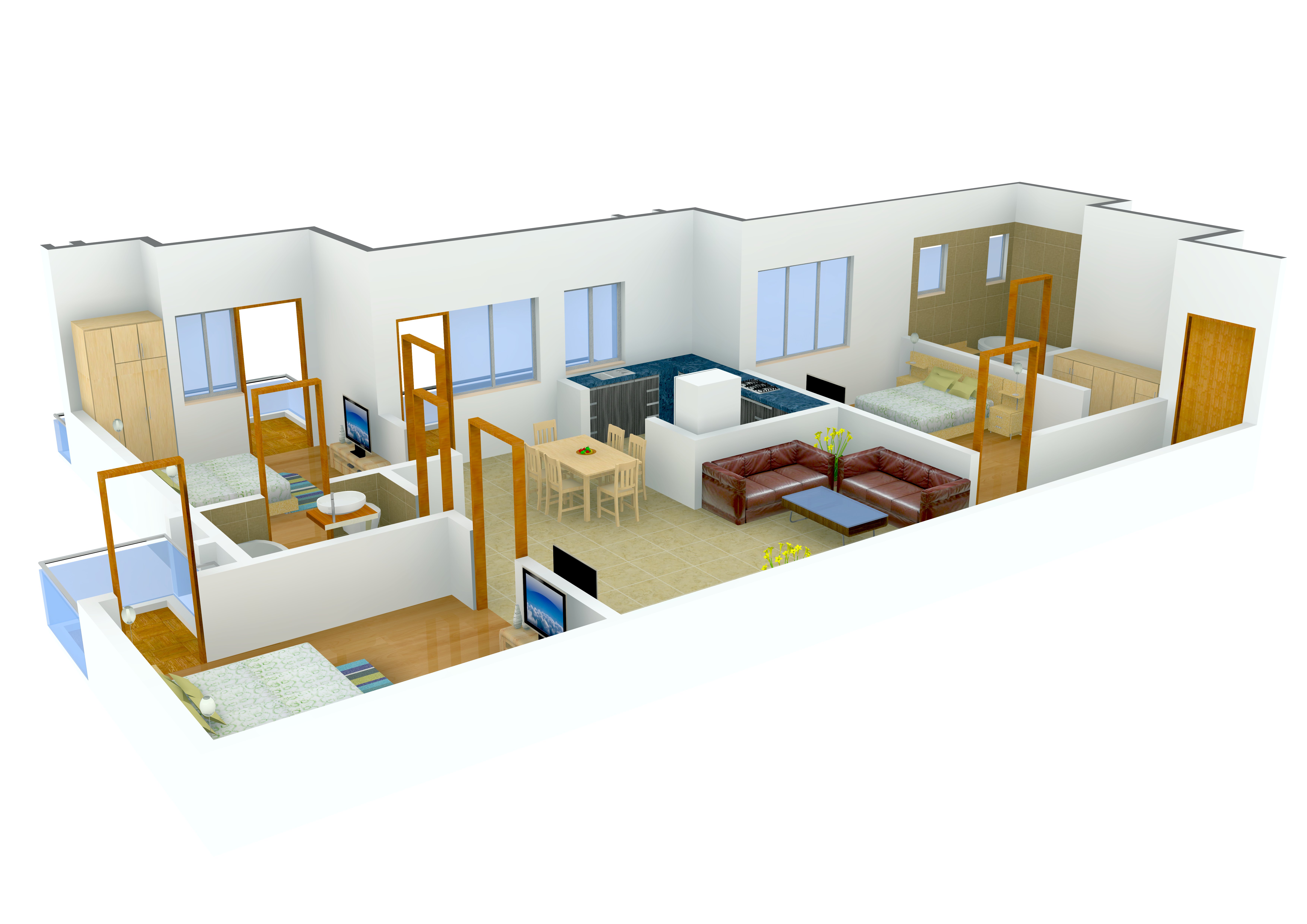 3DFloorPlan of Land Craft River Heights