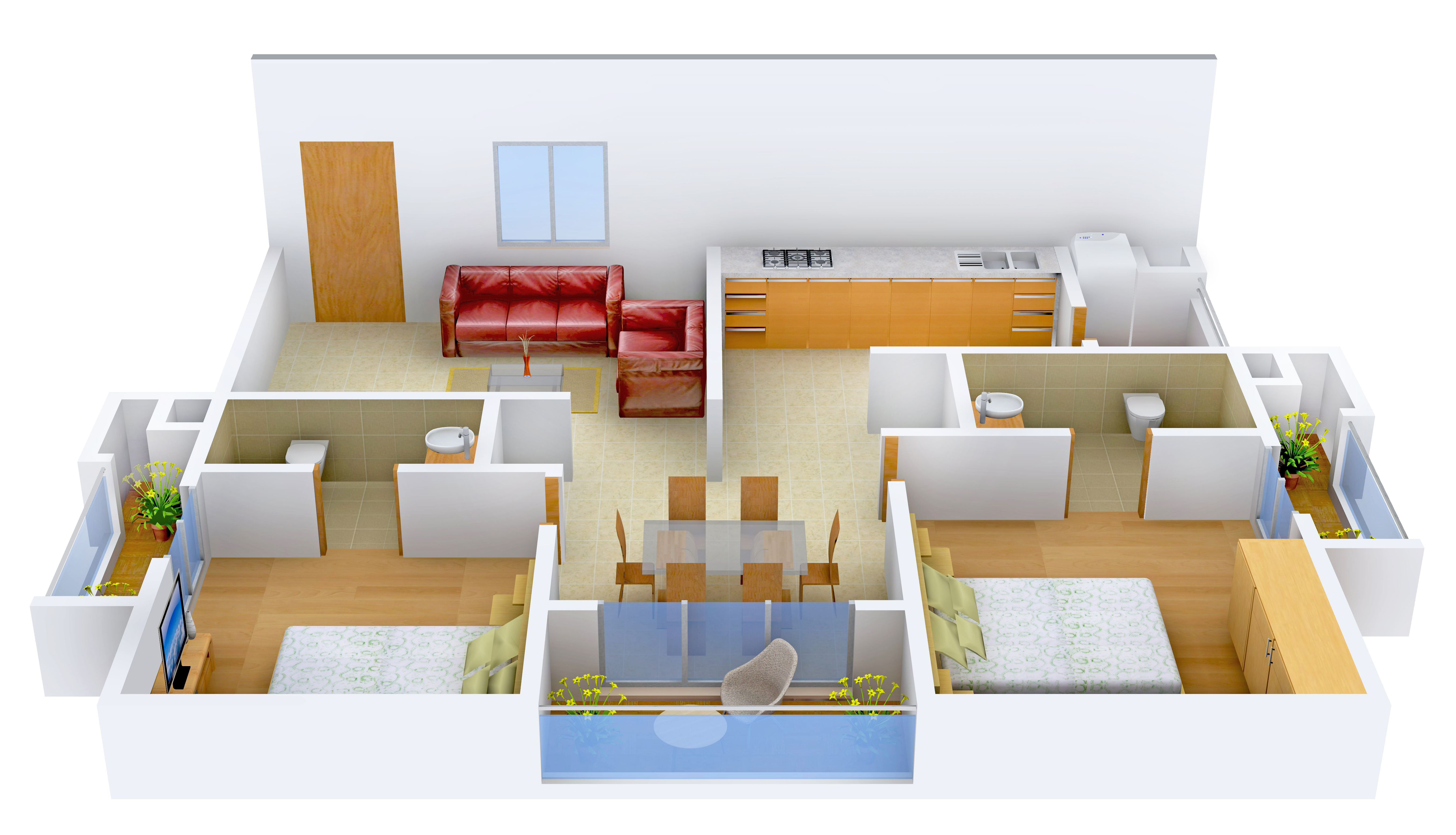 3DFloorPlan of Lanco Domina Condominiums