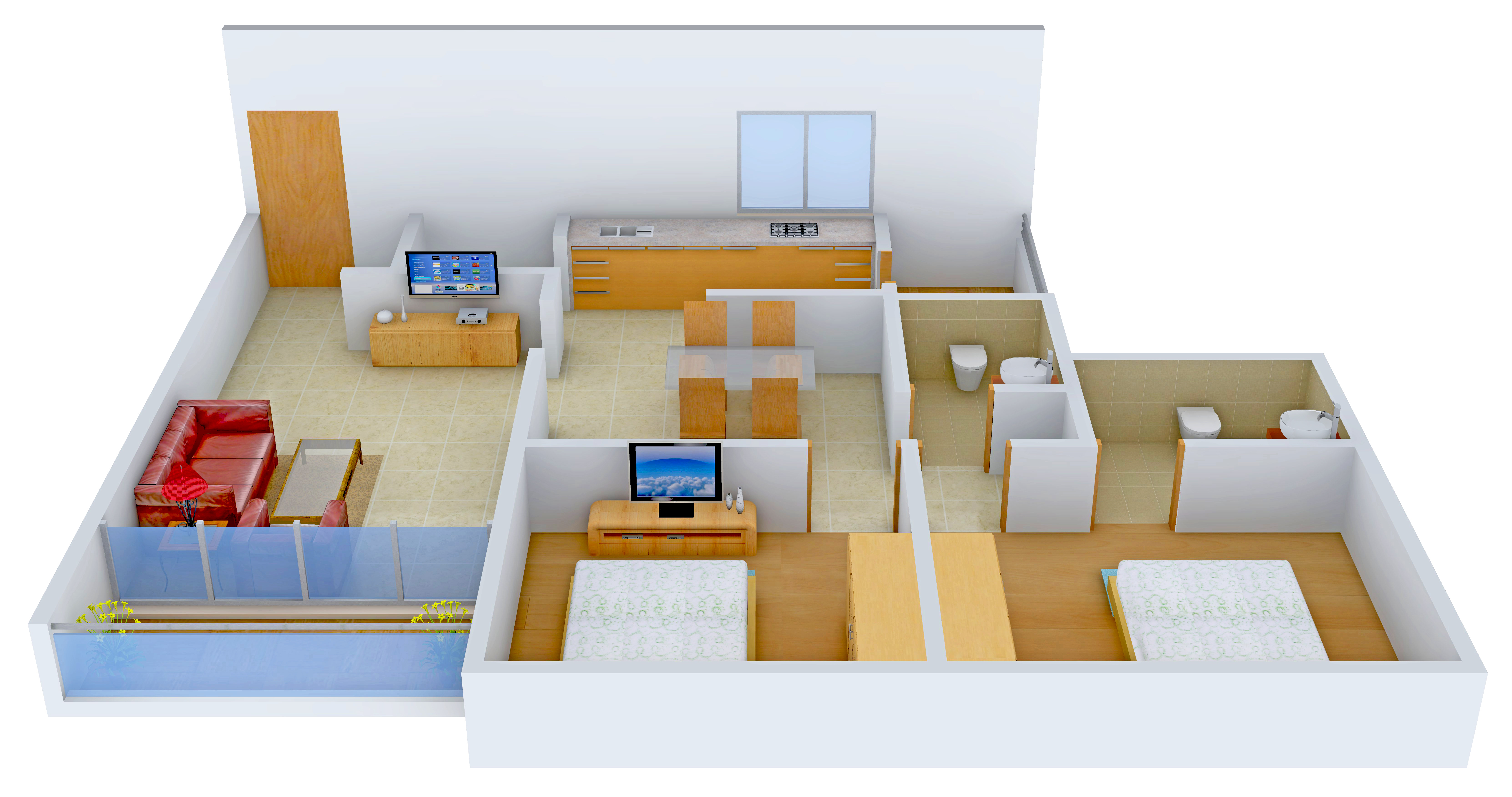3DFloorPlan of Gala Haven