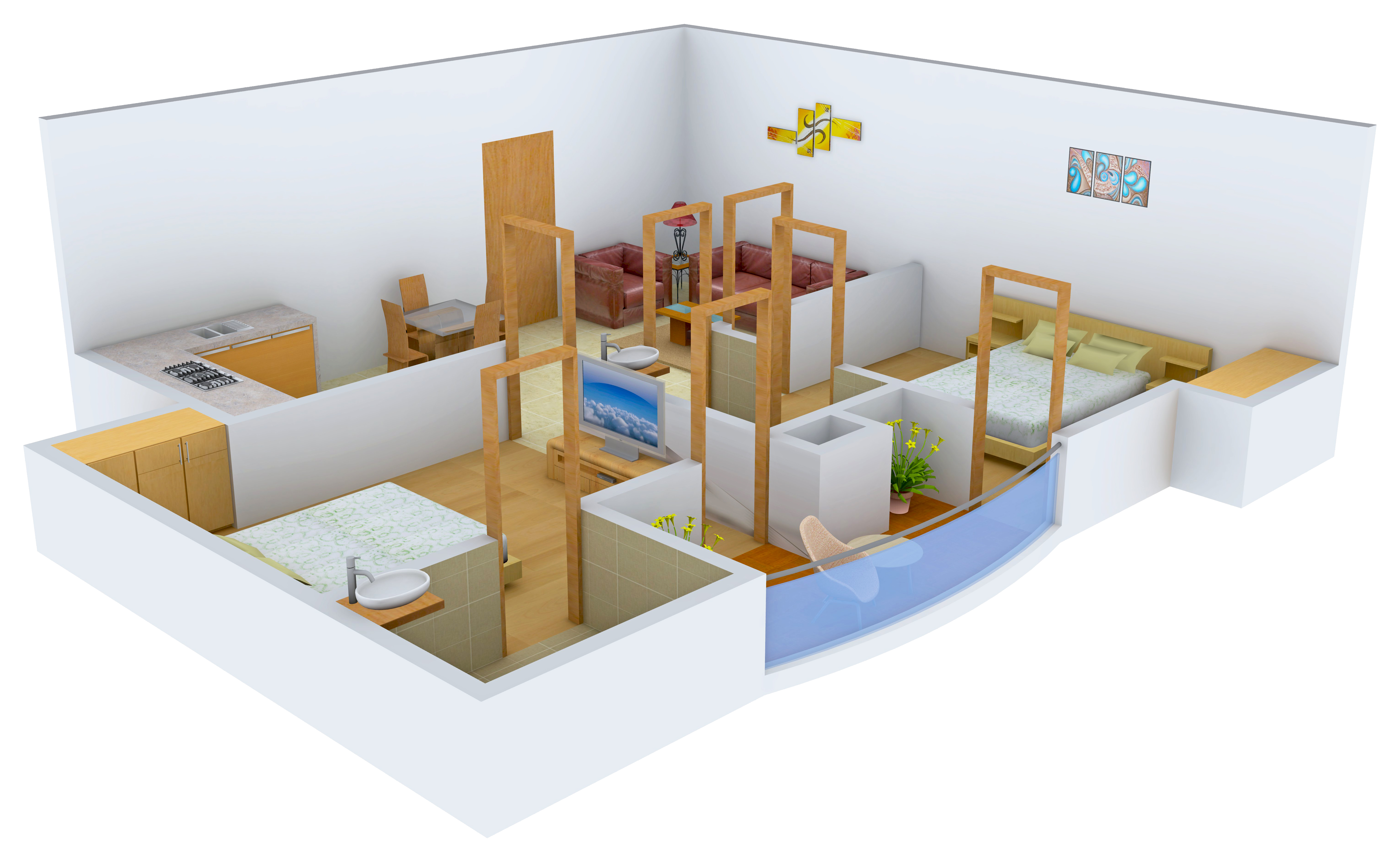 3DFloorPlan of Trehan THD Garden