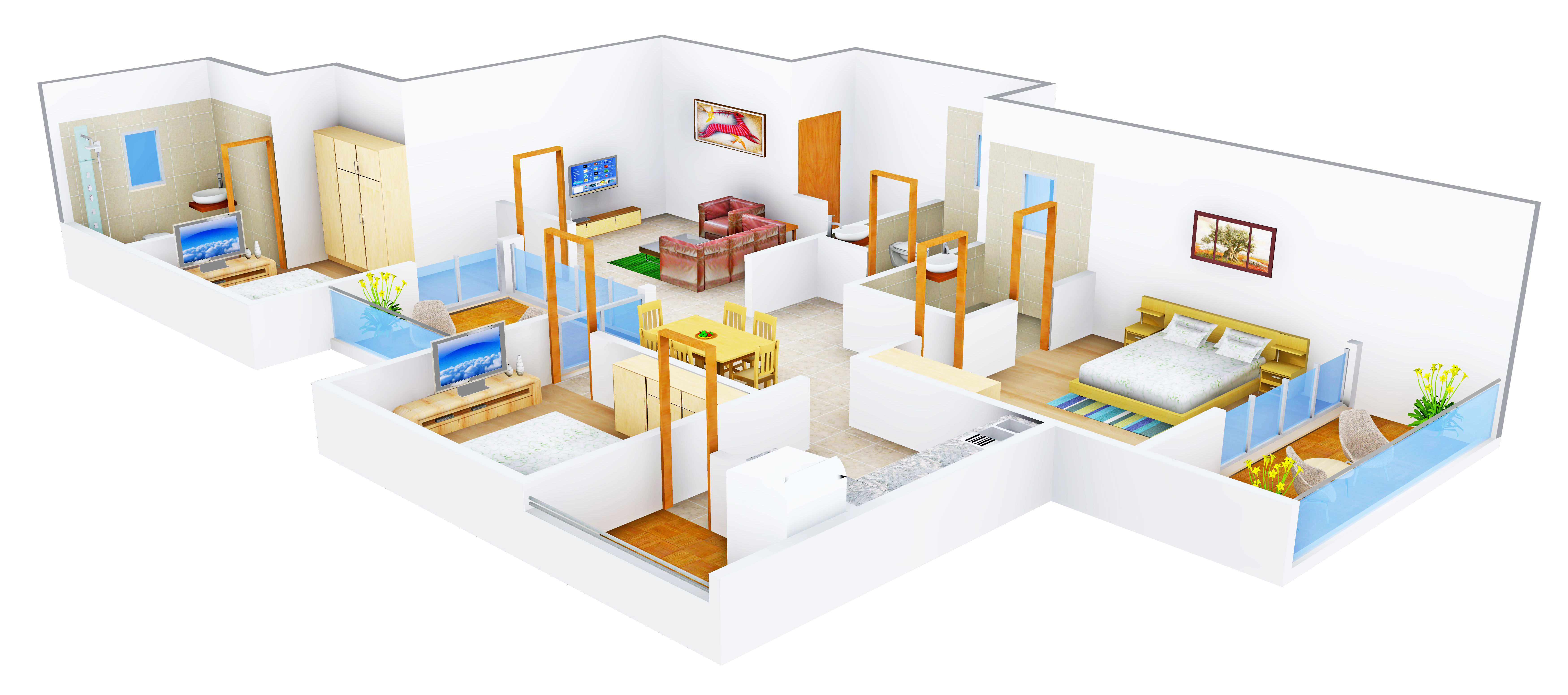 3DFloorPlan of Atlantis Liberty Square
