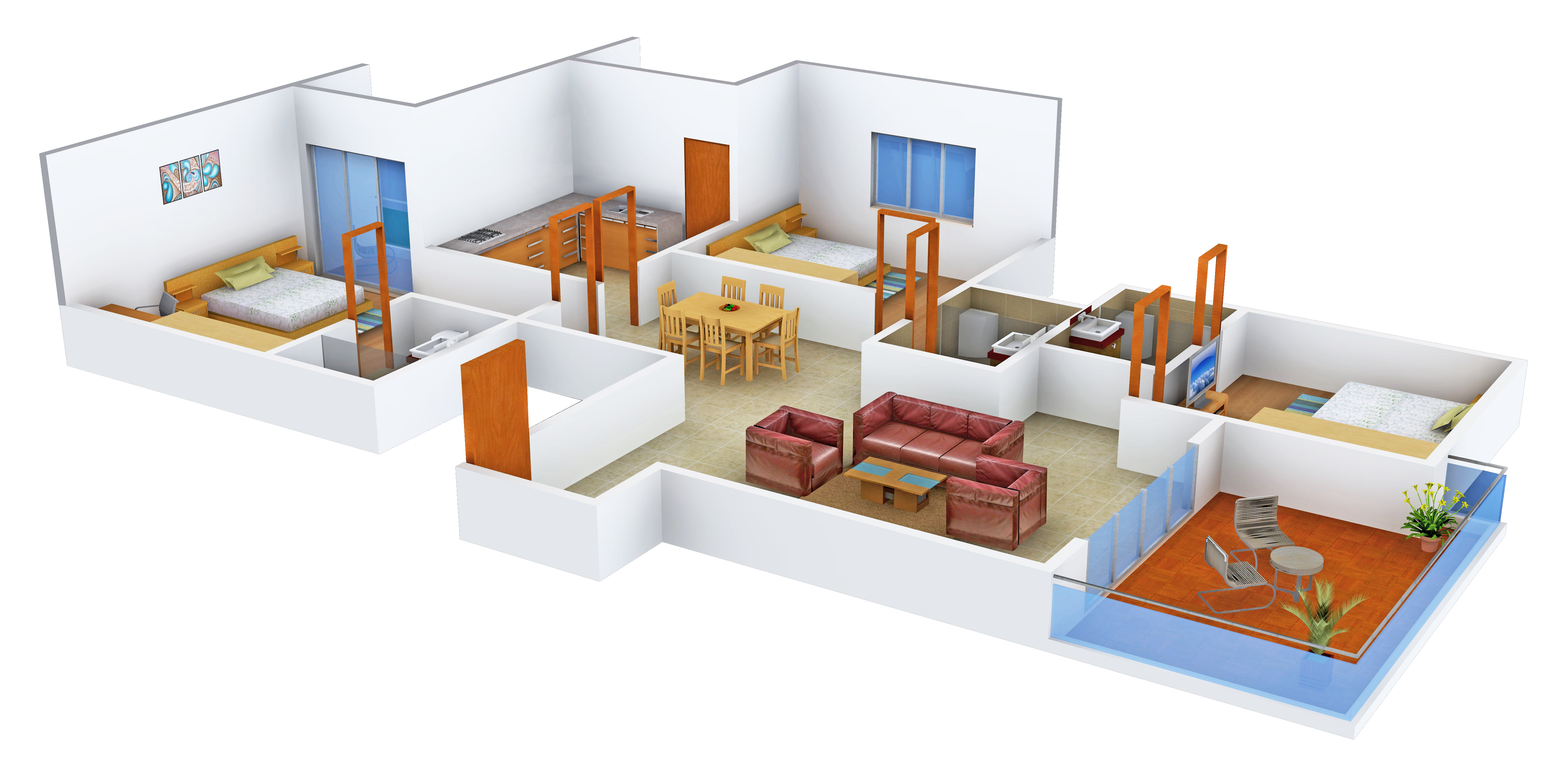 3DFloorPlan of Atlantis Liberty Square
