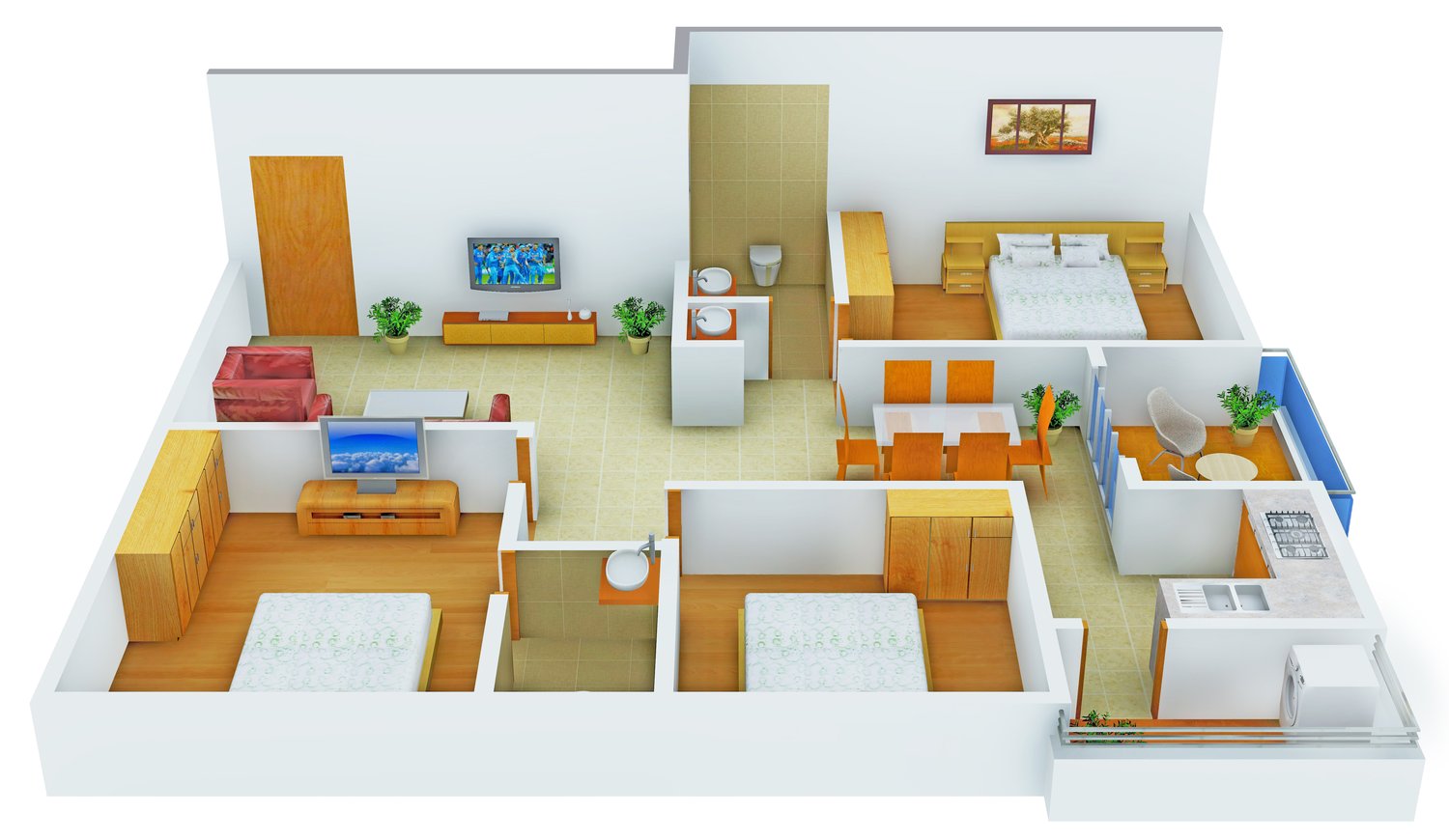 3DFloorPlan of SLV Torrent