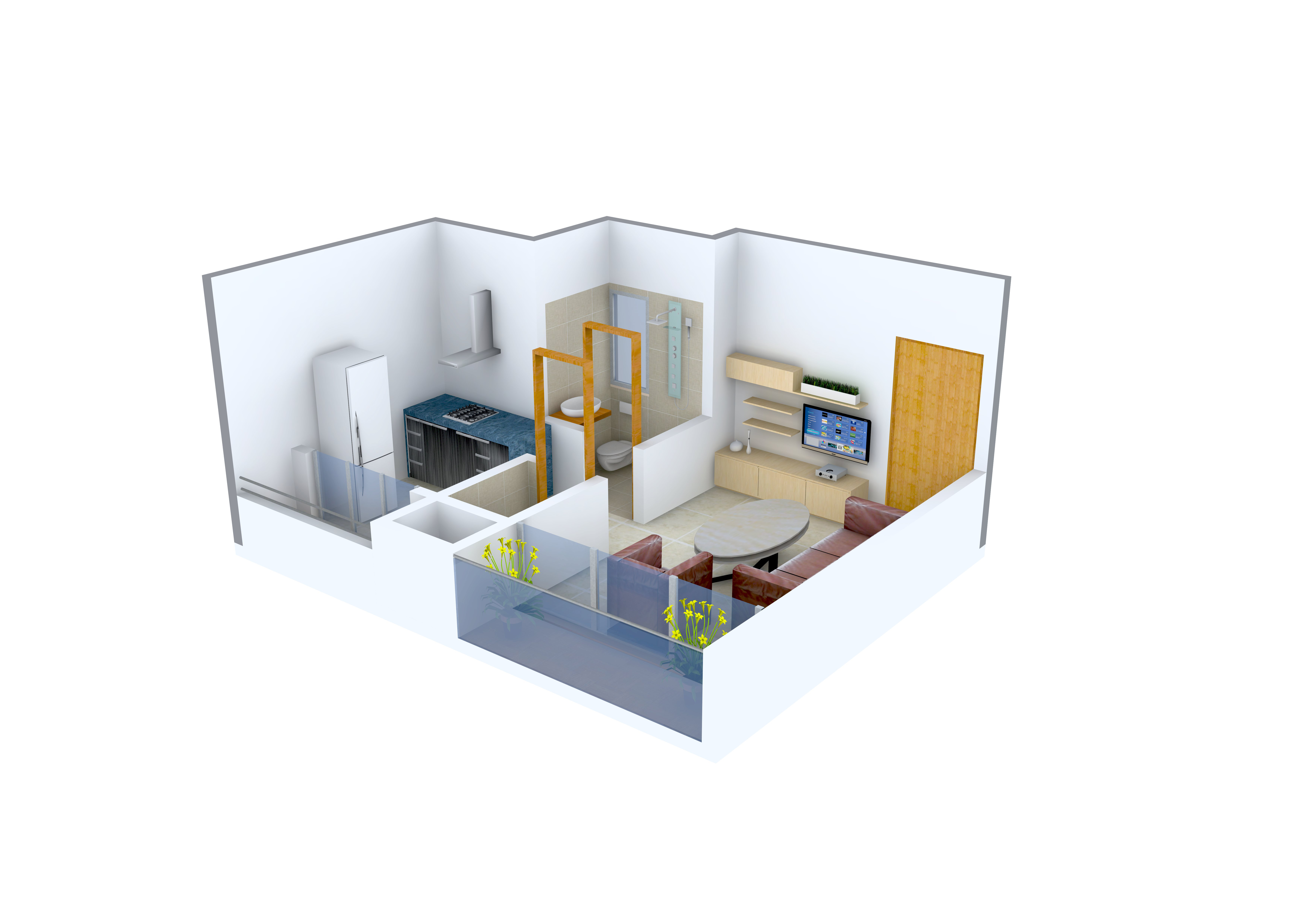 3DFloorPlan of Oasis Glory