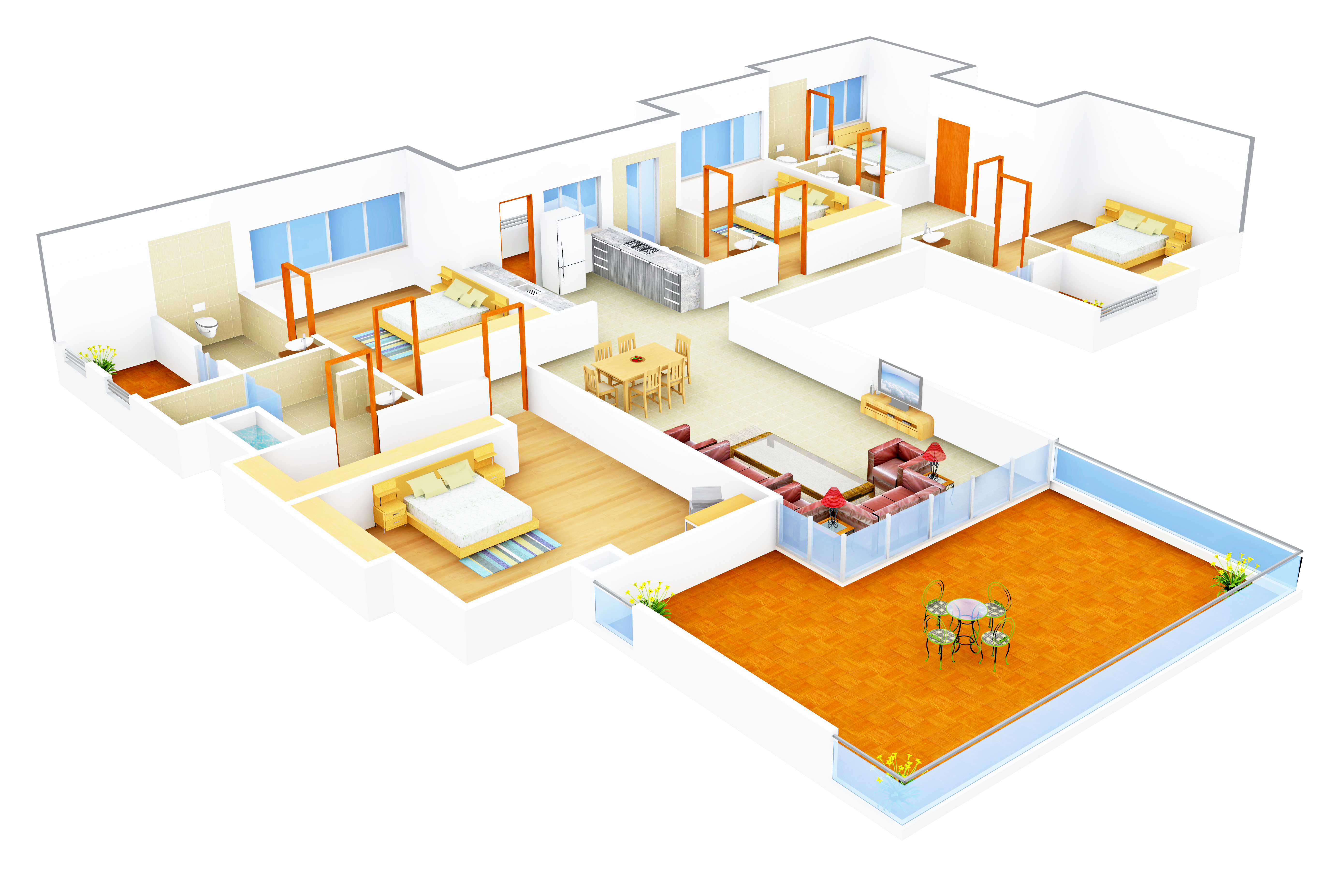 3DFloorPlan of Marvel Bounty II