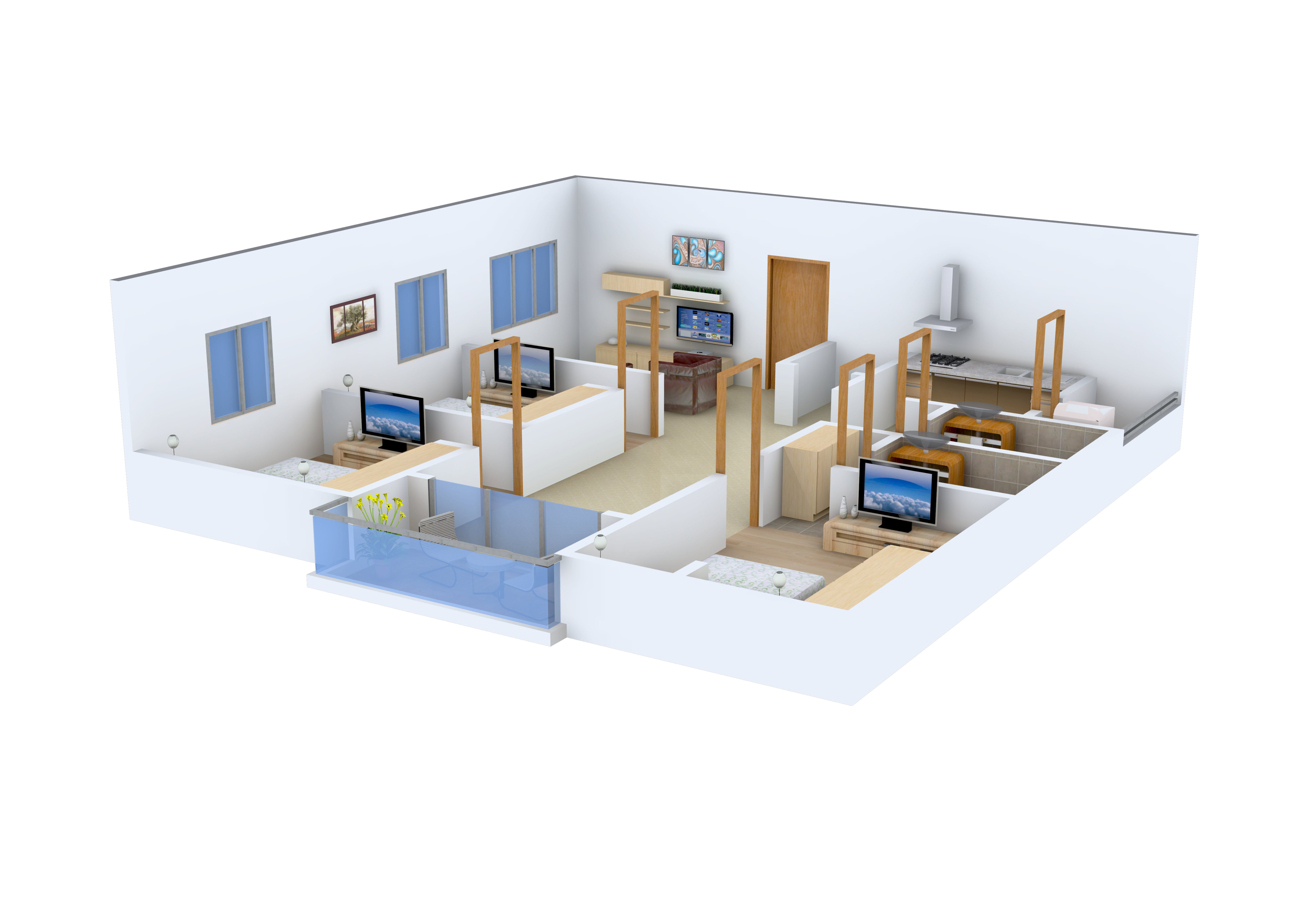 3DFloorPlan of Garuda Estilo Homes