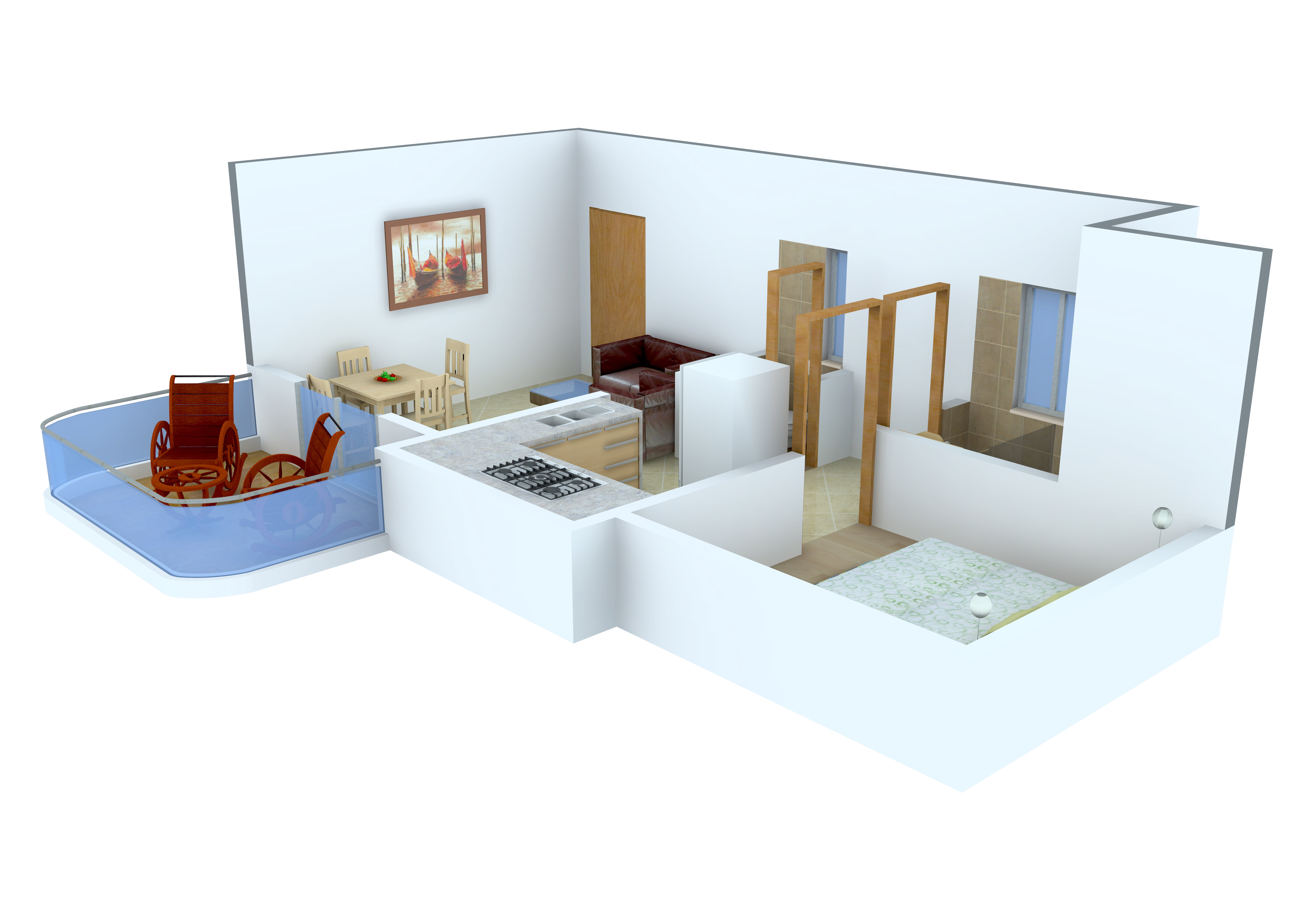 3DFloorPlan of Kamalraj Hari Dwar