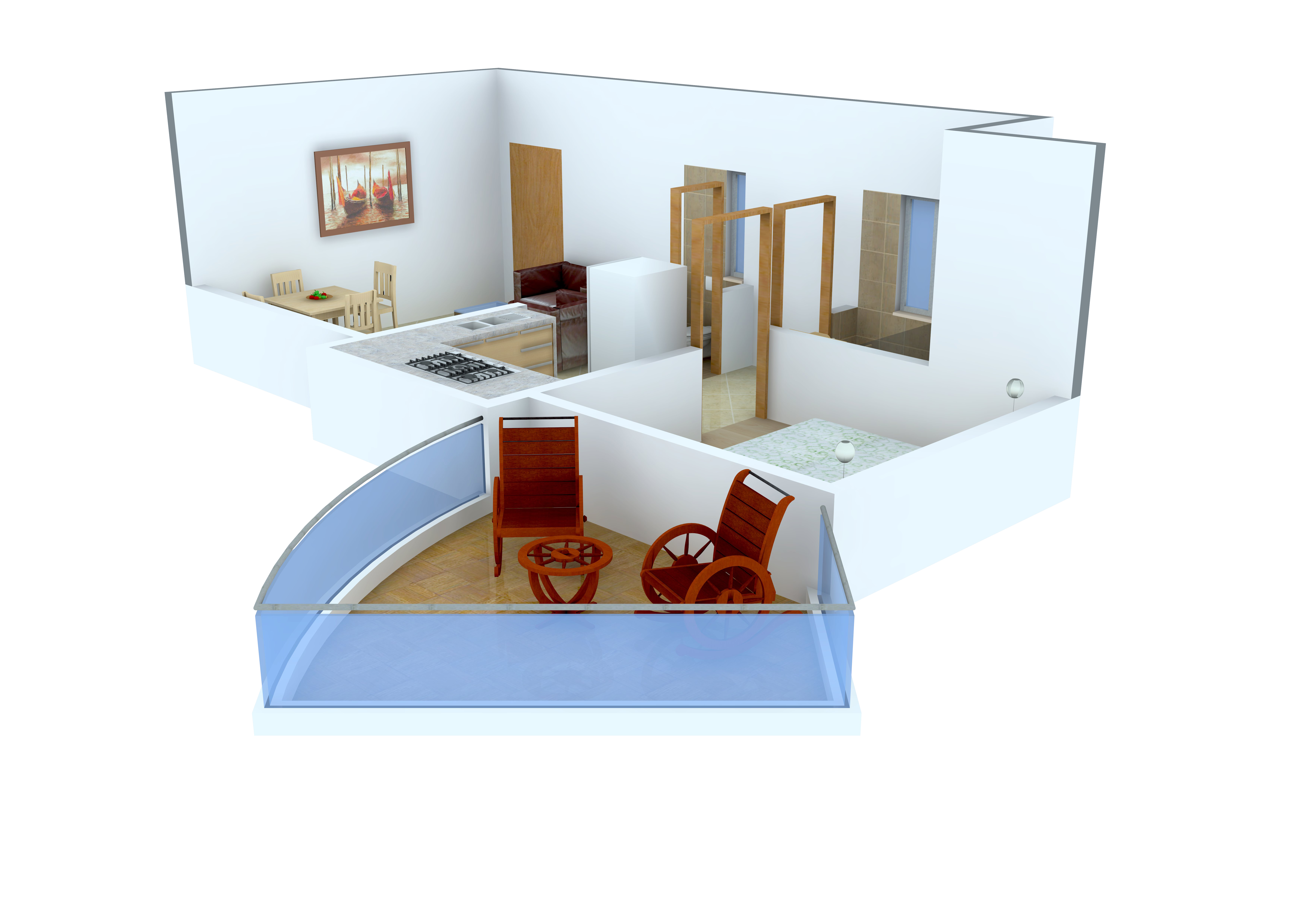 3DFloorPlan of Kamalraj Hari Dwar