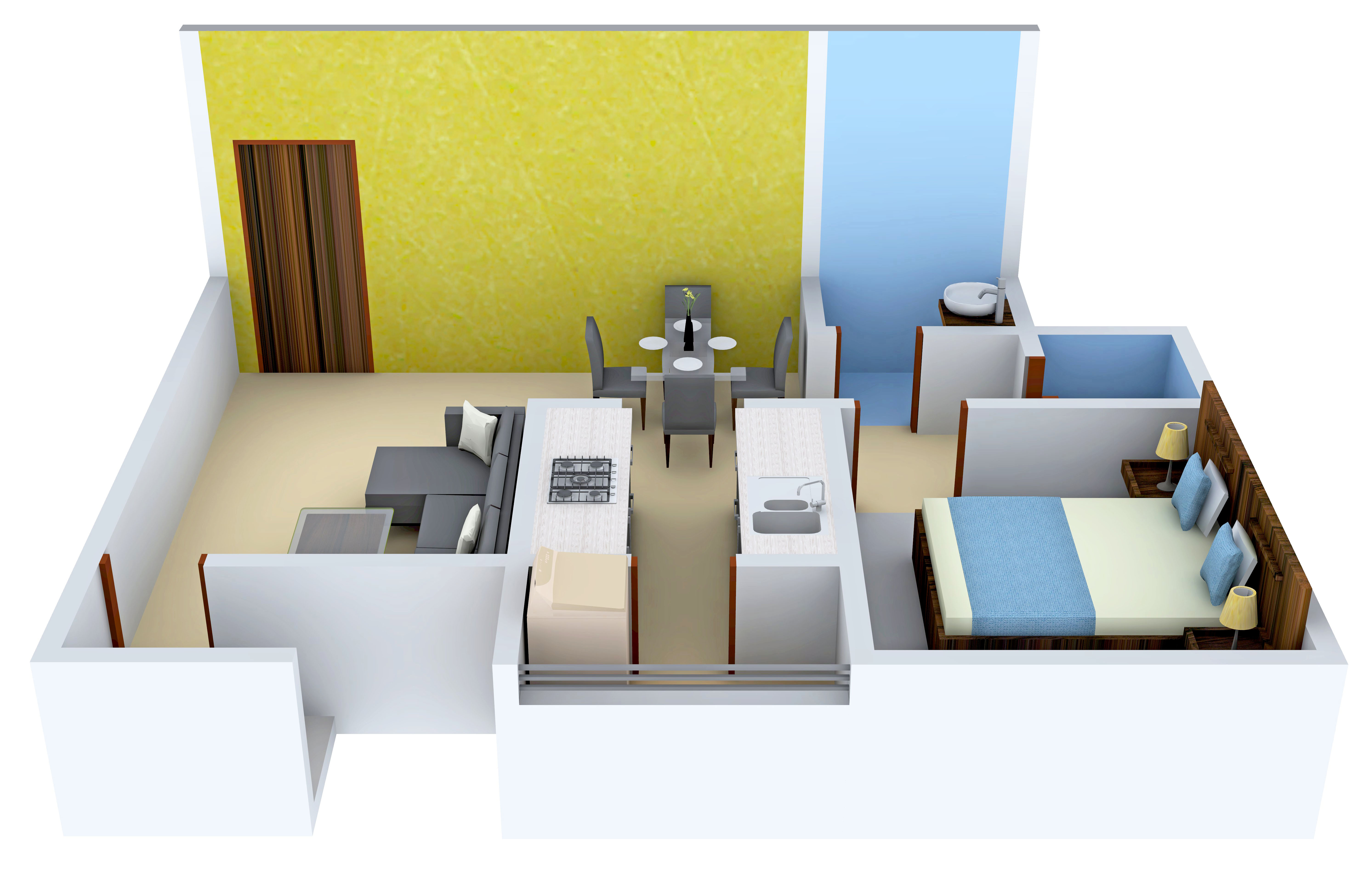 3DFloorPlan of Tata New Haven Compact