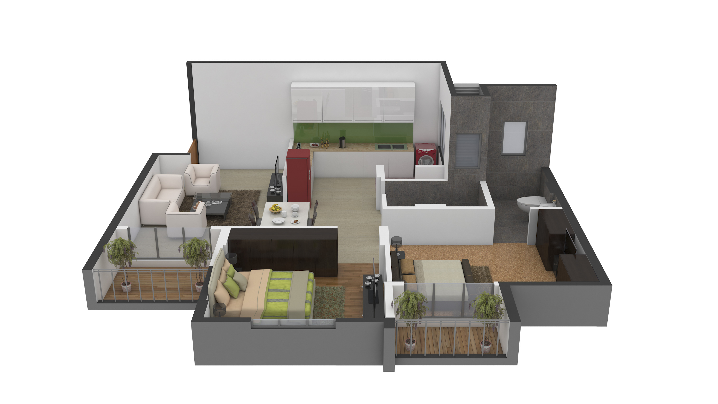 3DFloorPlan of JR Nexus