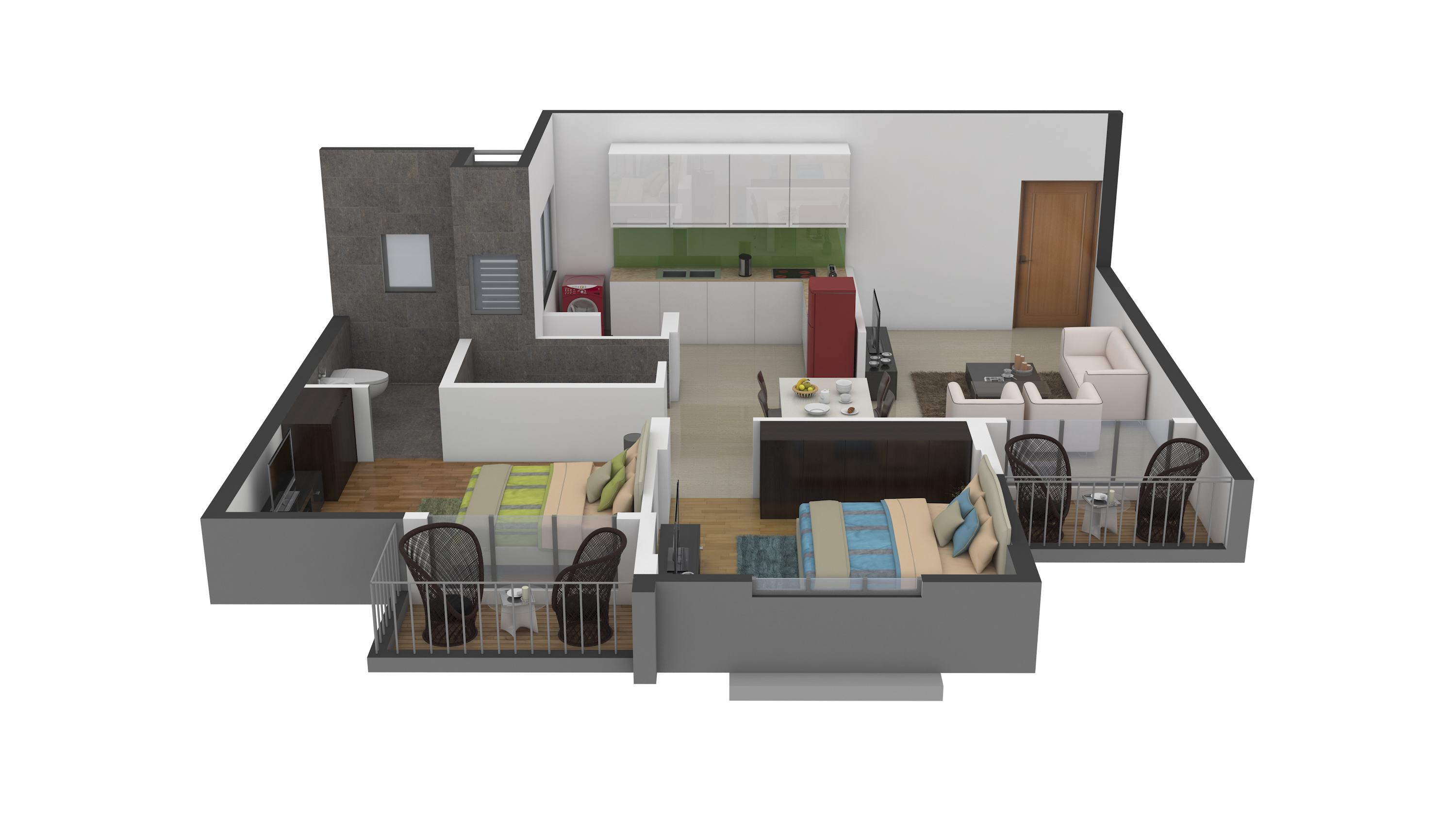 3DFloorPlan of JR Nexus