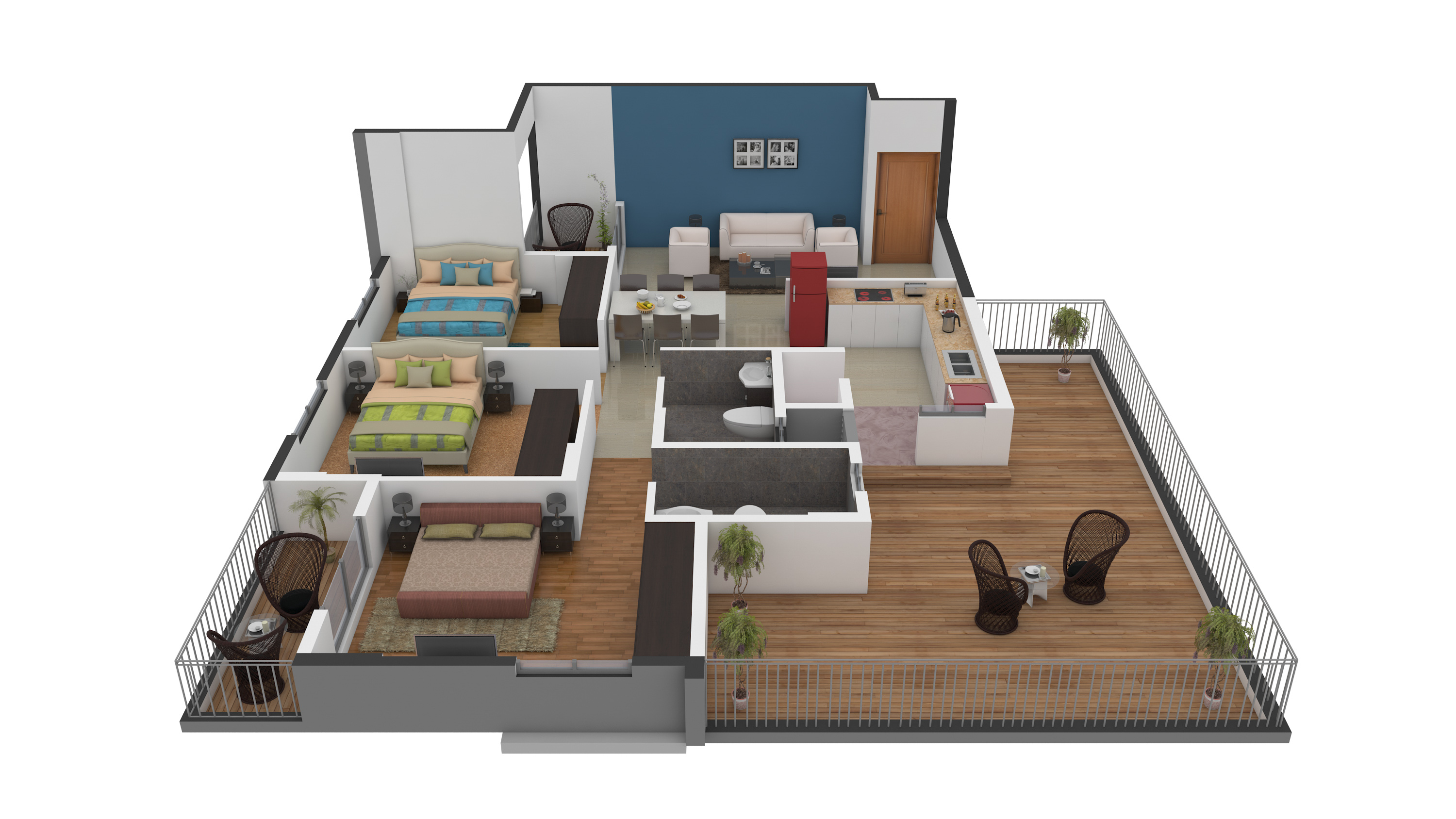 3DFloorPlan of JR Nexus