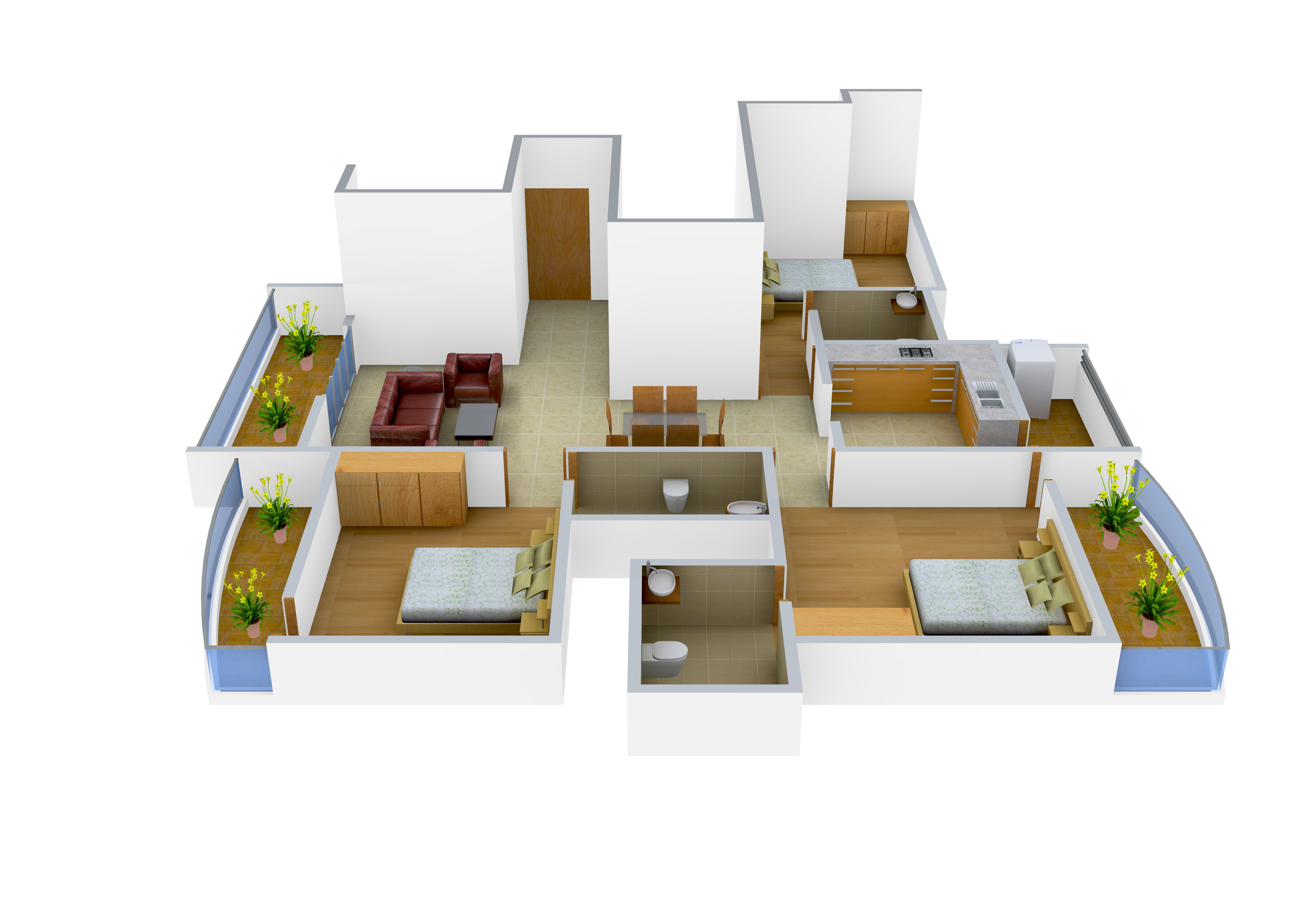 3DFloorPlan of Aratt Williams Manor