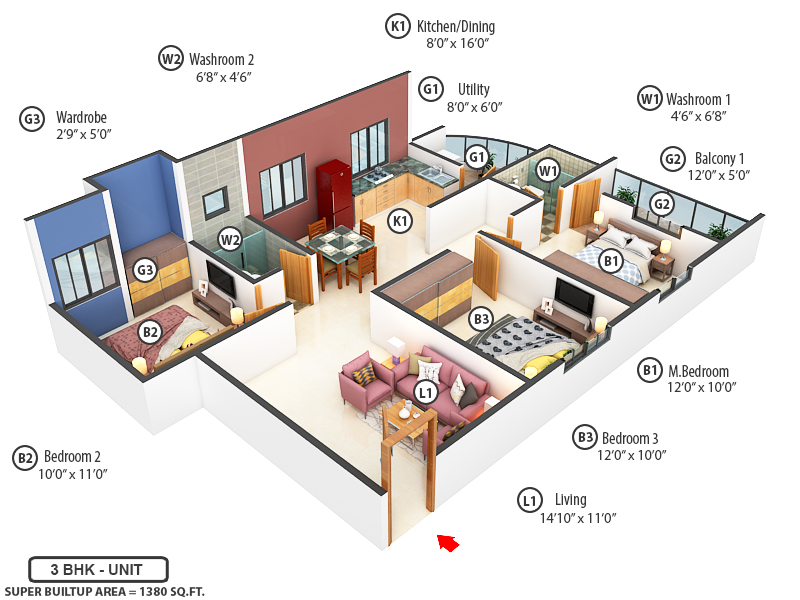 3DFloorPlan of DS Max Savior