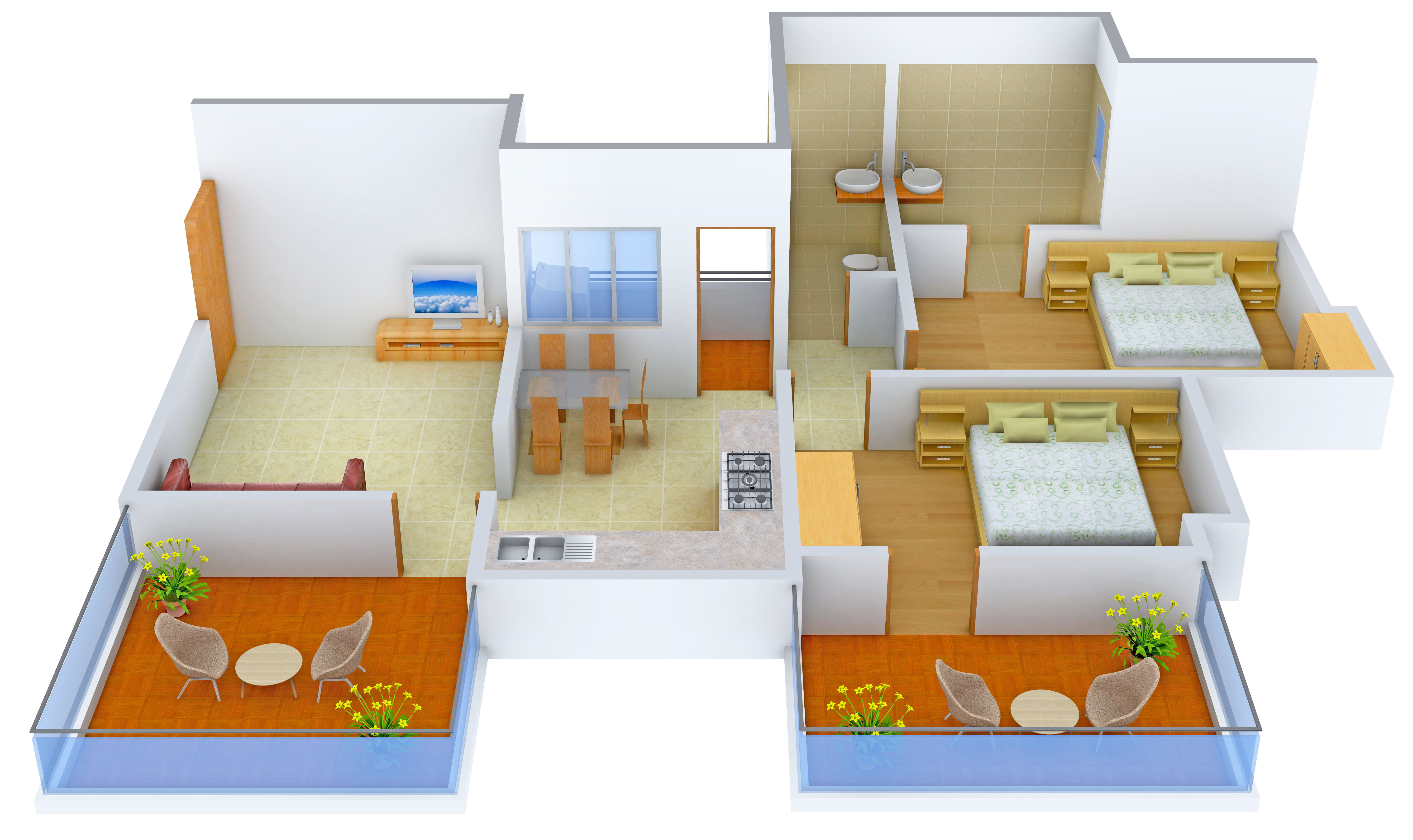 3DFloorPlan of The New Alliance Group Aero Homes