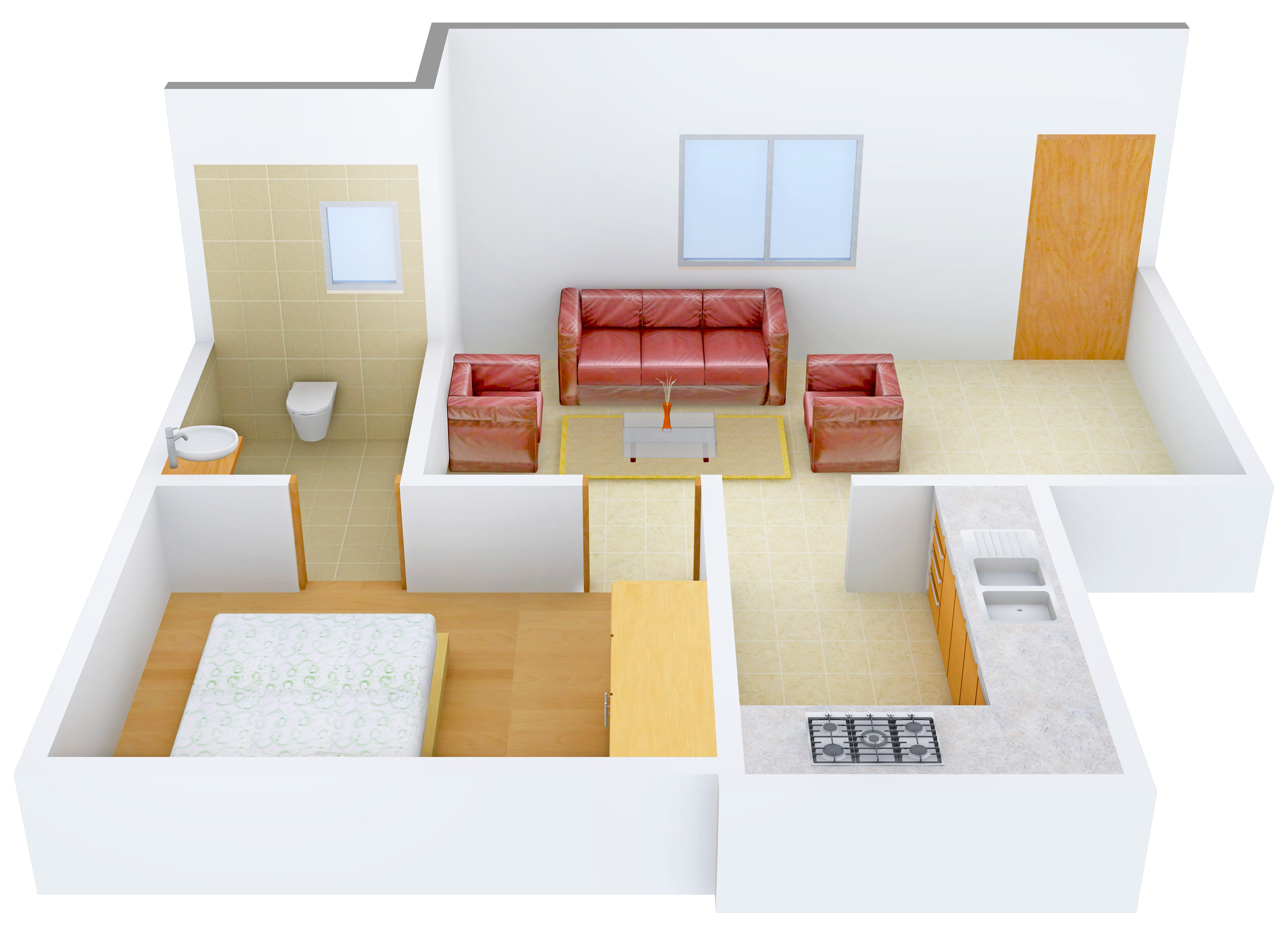 3DFloorPlan of Sekaran Brownidge Square