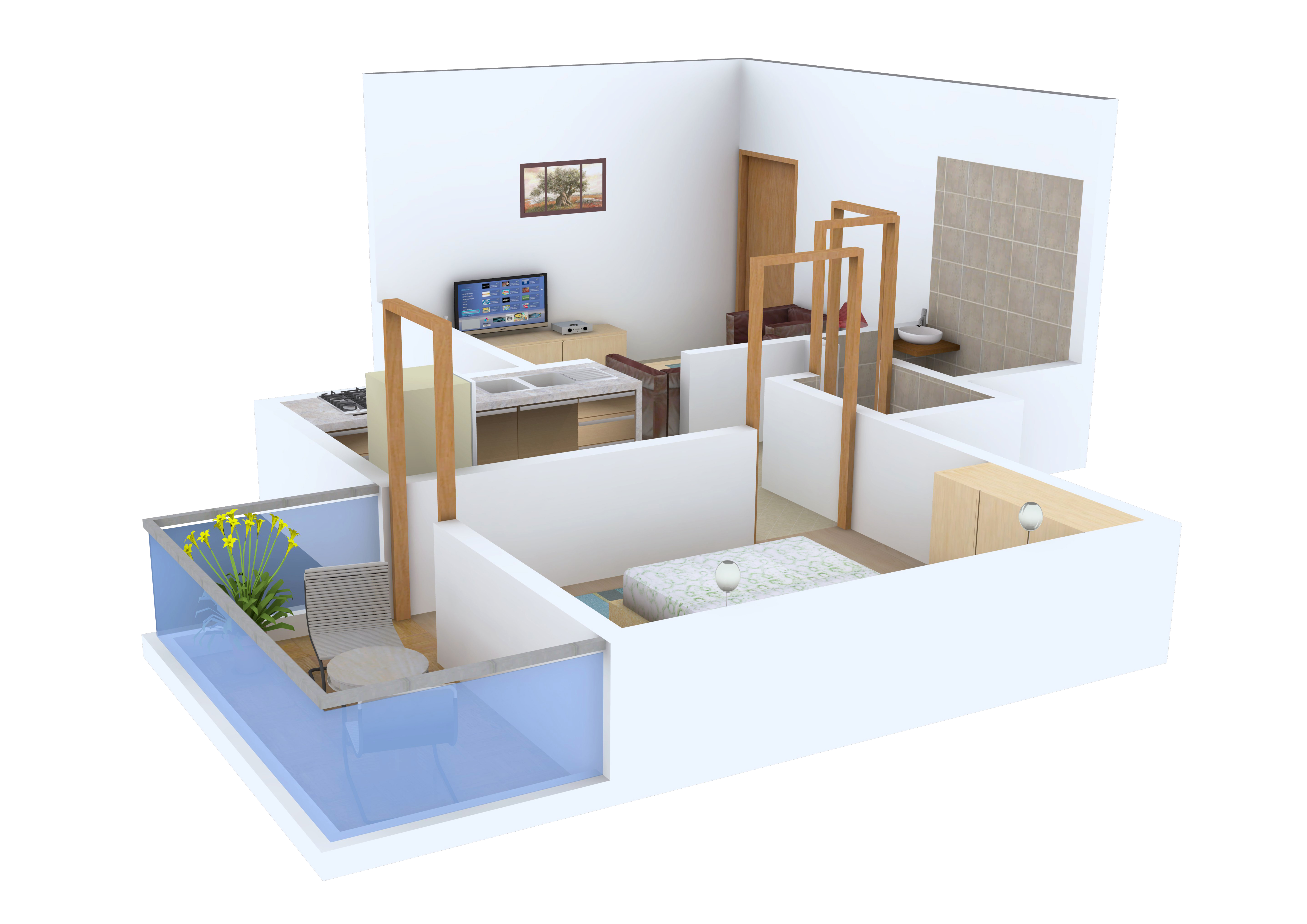 3DFloorPlan of Stark Aura