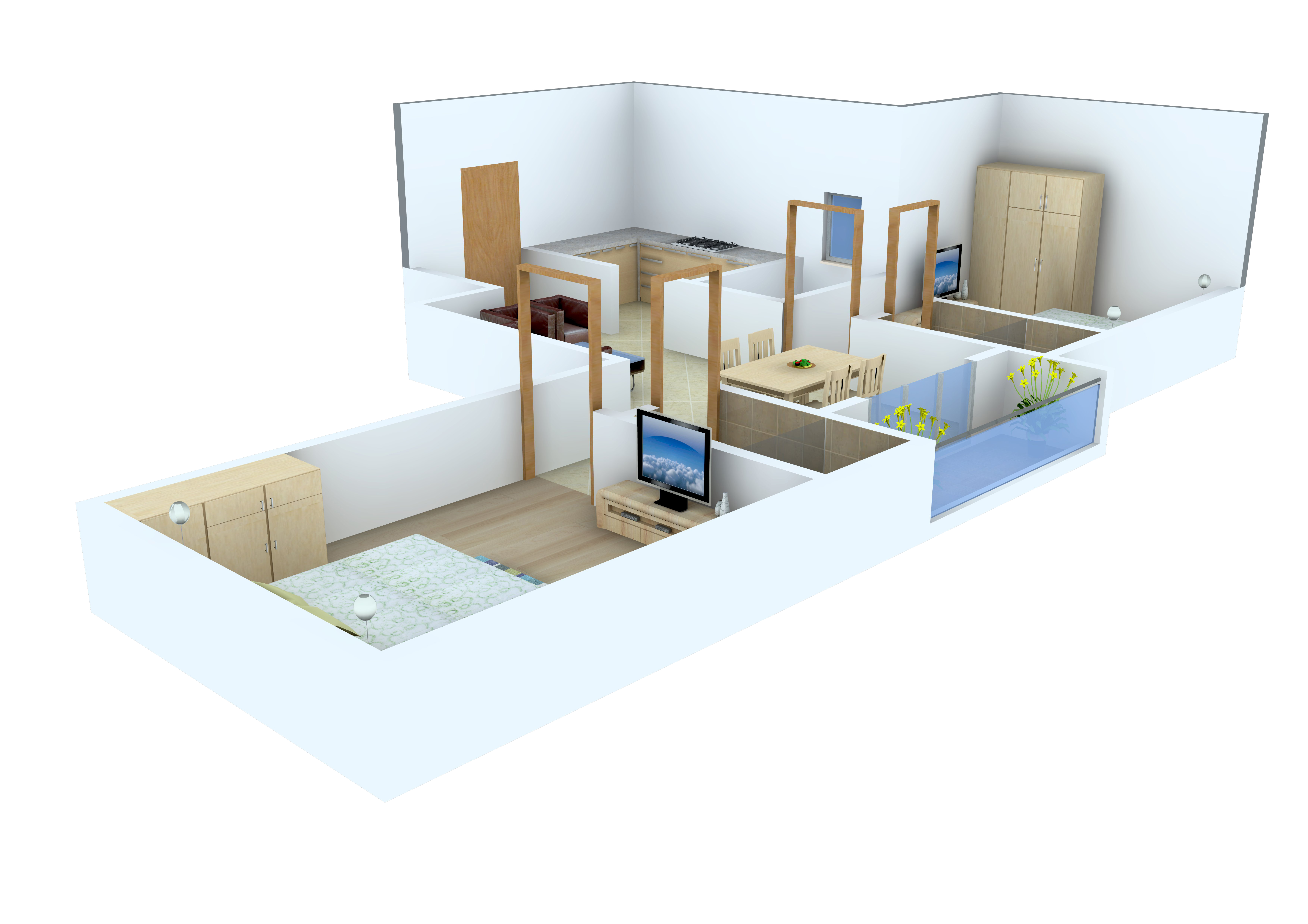 3DFloorPlan of Poomalai Sreeya