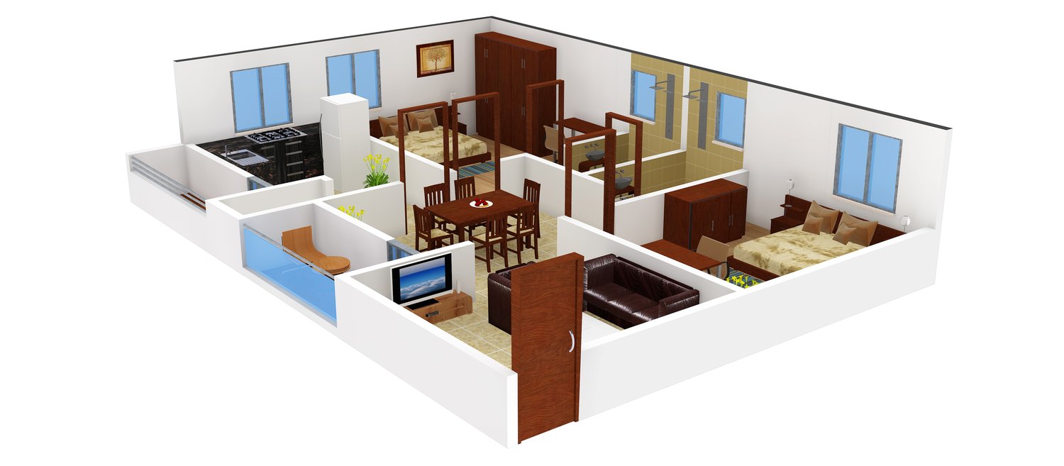 3DFloorPlan of KJR Pratyush Arcade