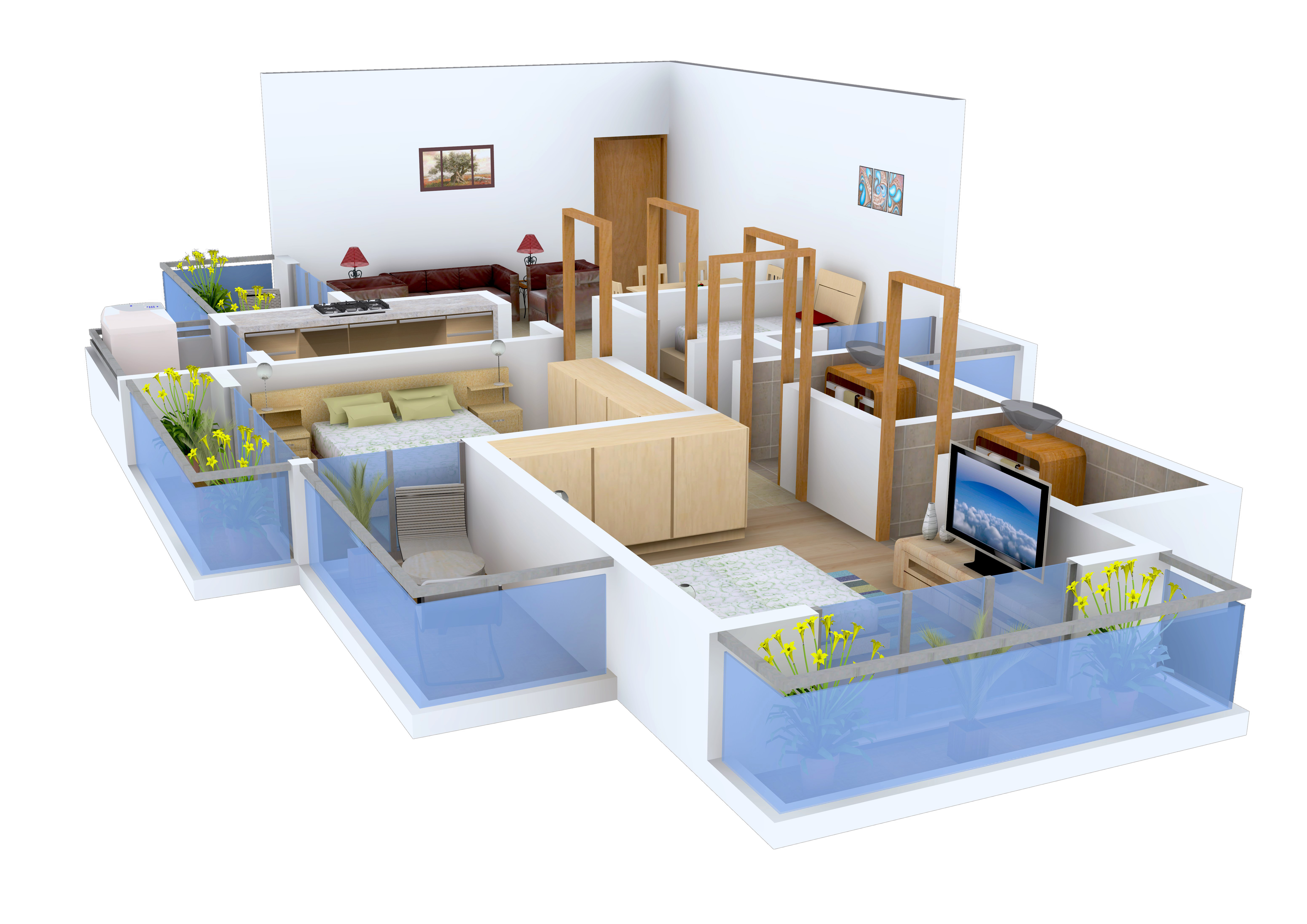 3DFloorPlan of Neminath Imperia