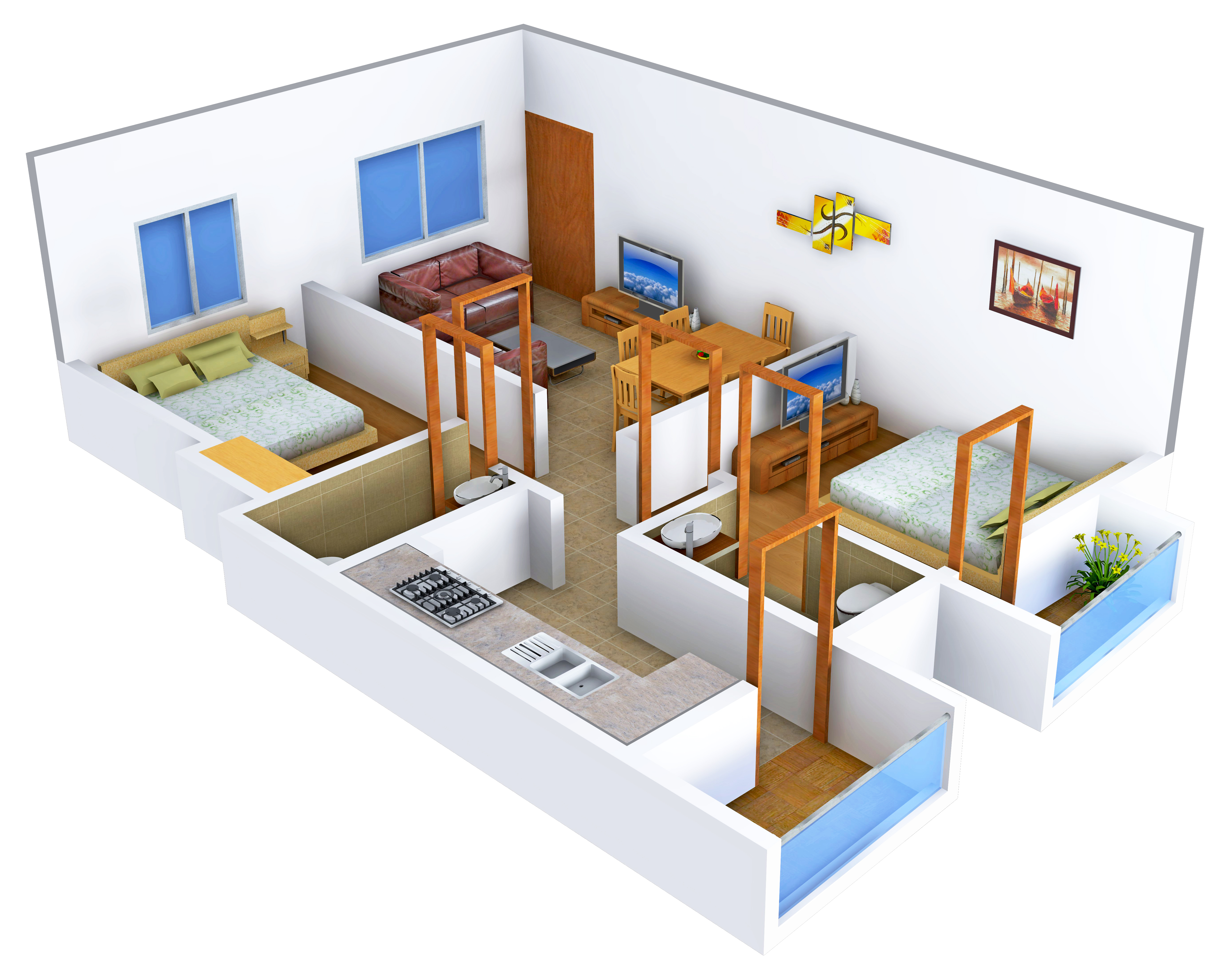 3DFloorPlan of Sai Satcharita