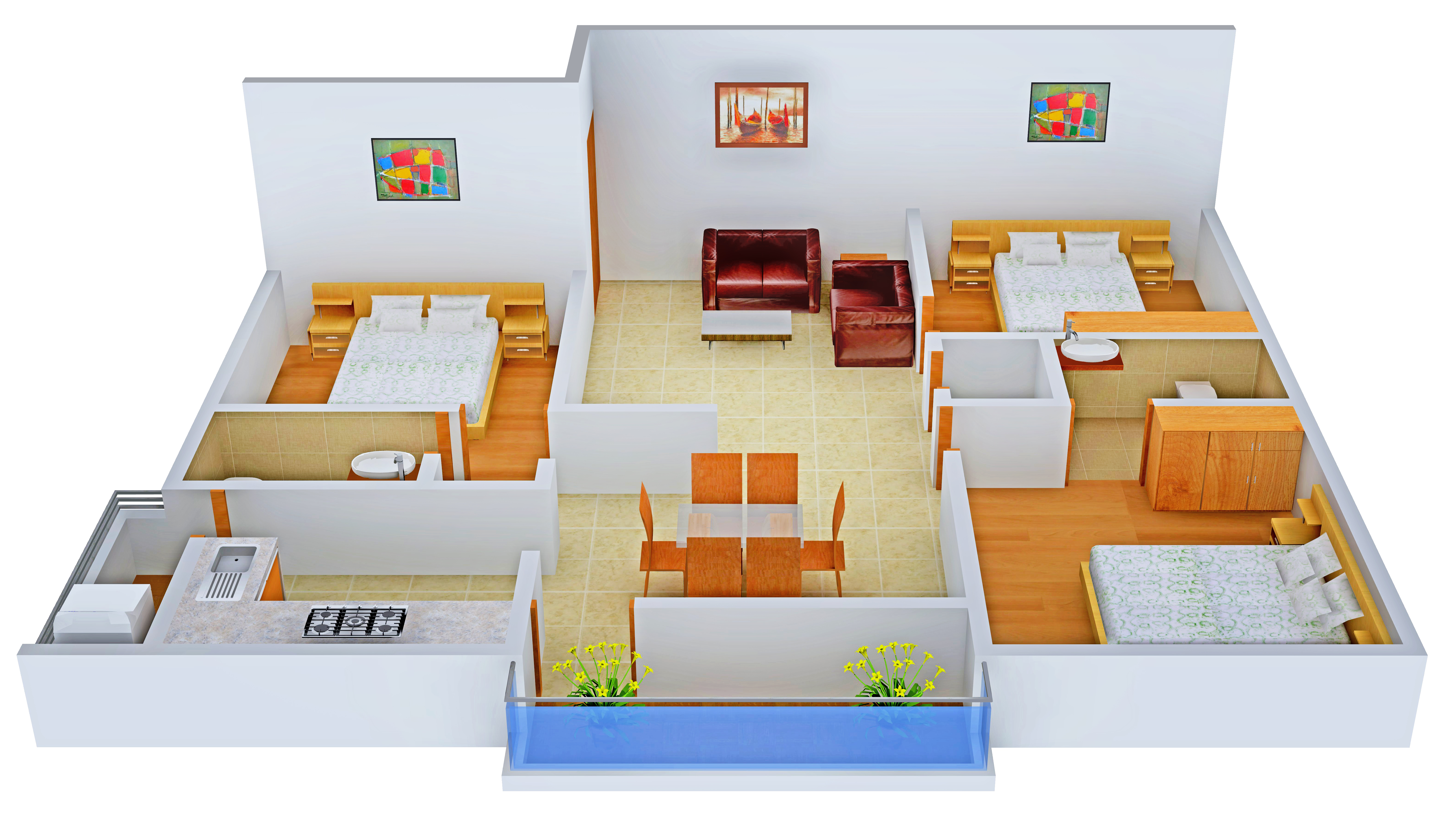 3DFloorPlan of Shivaganga Ridge