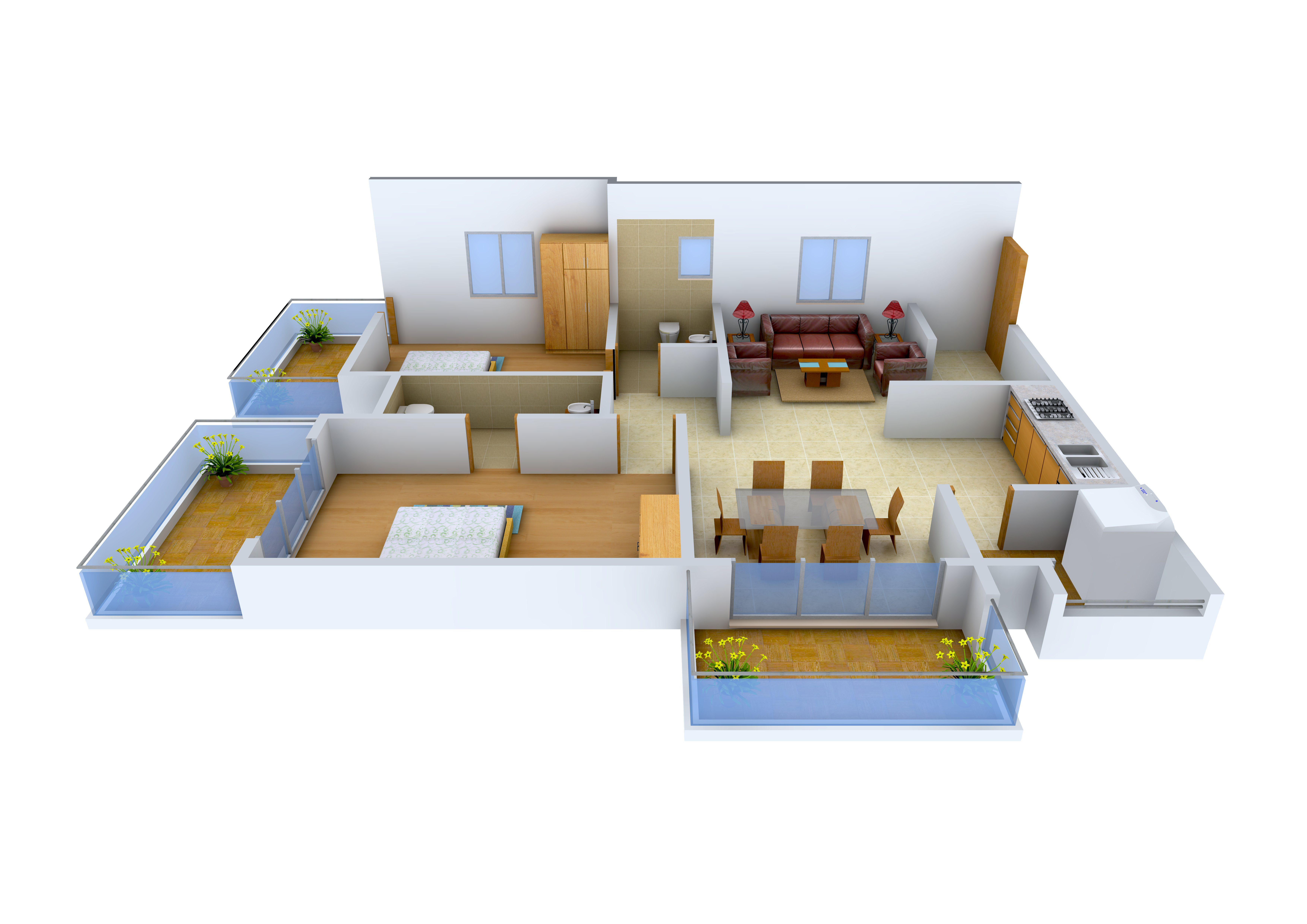 3DFloorPlan of Cosmos Swara