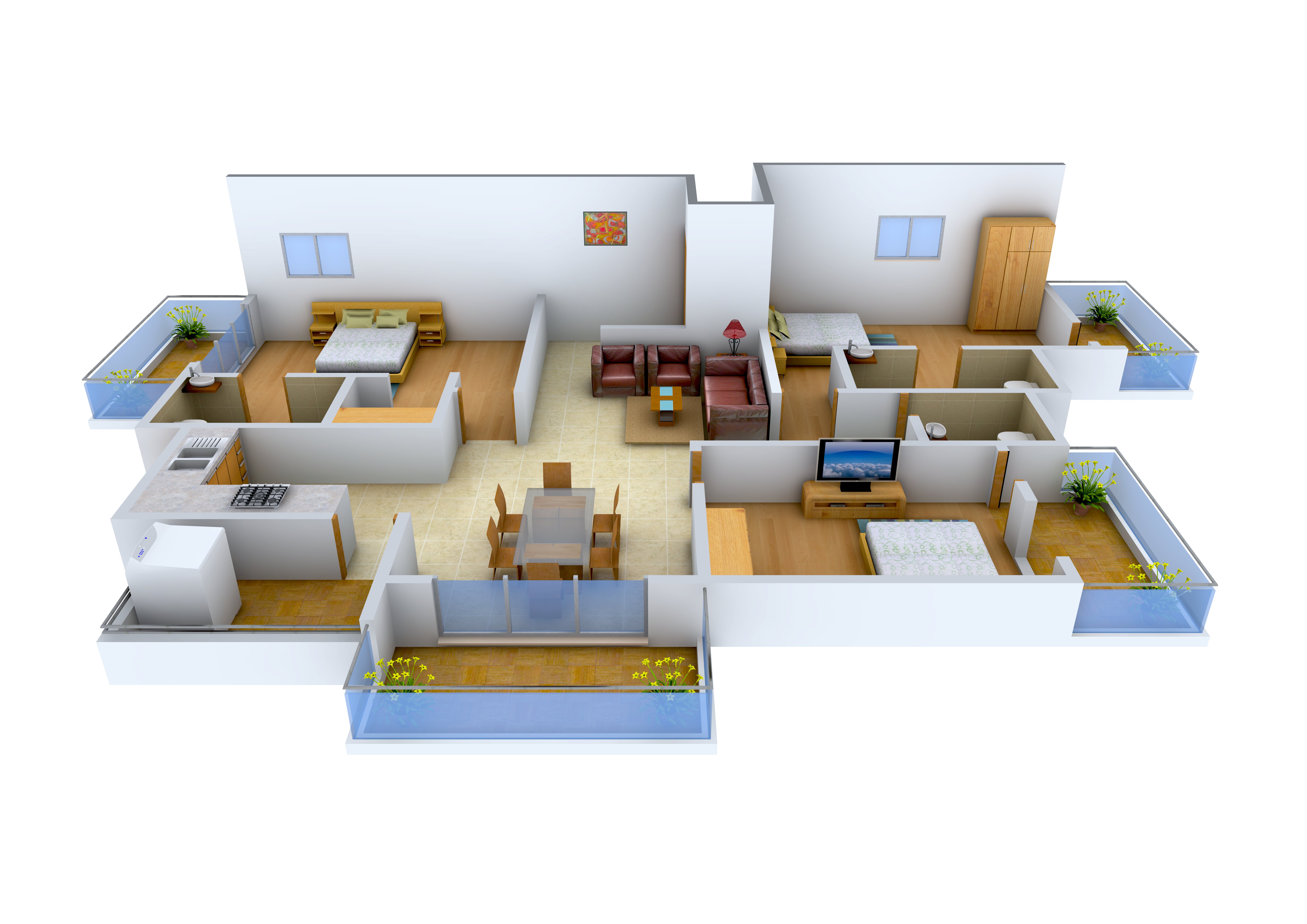 3DFloorPlan of Cosmos Swara