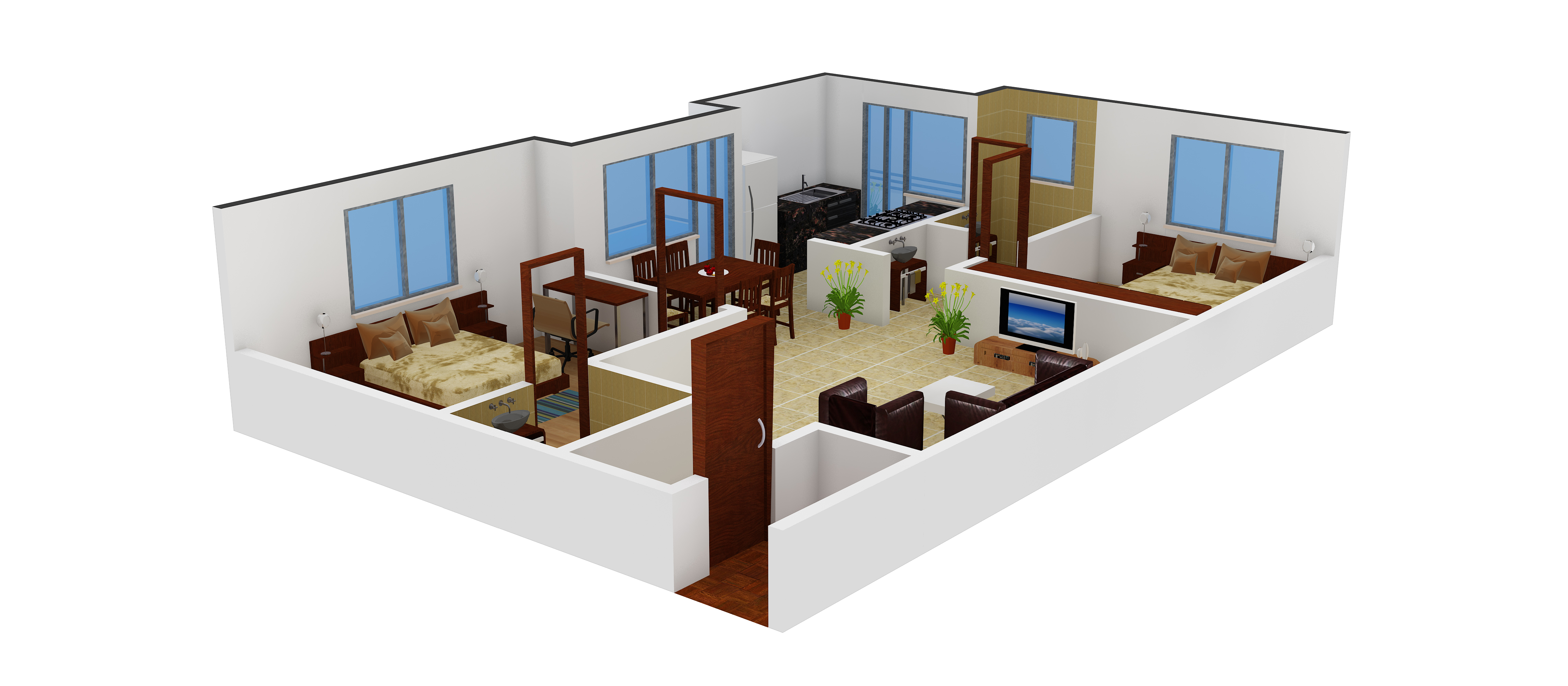 3DFloorPlan of SV Marvel