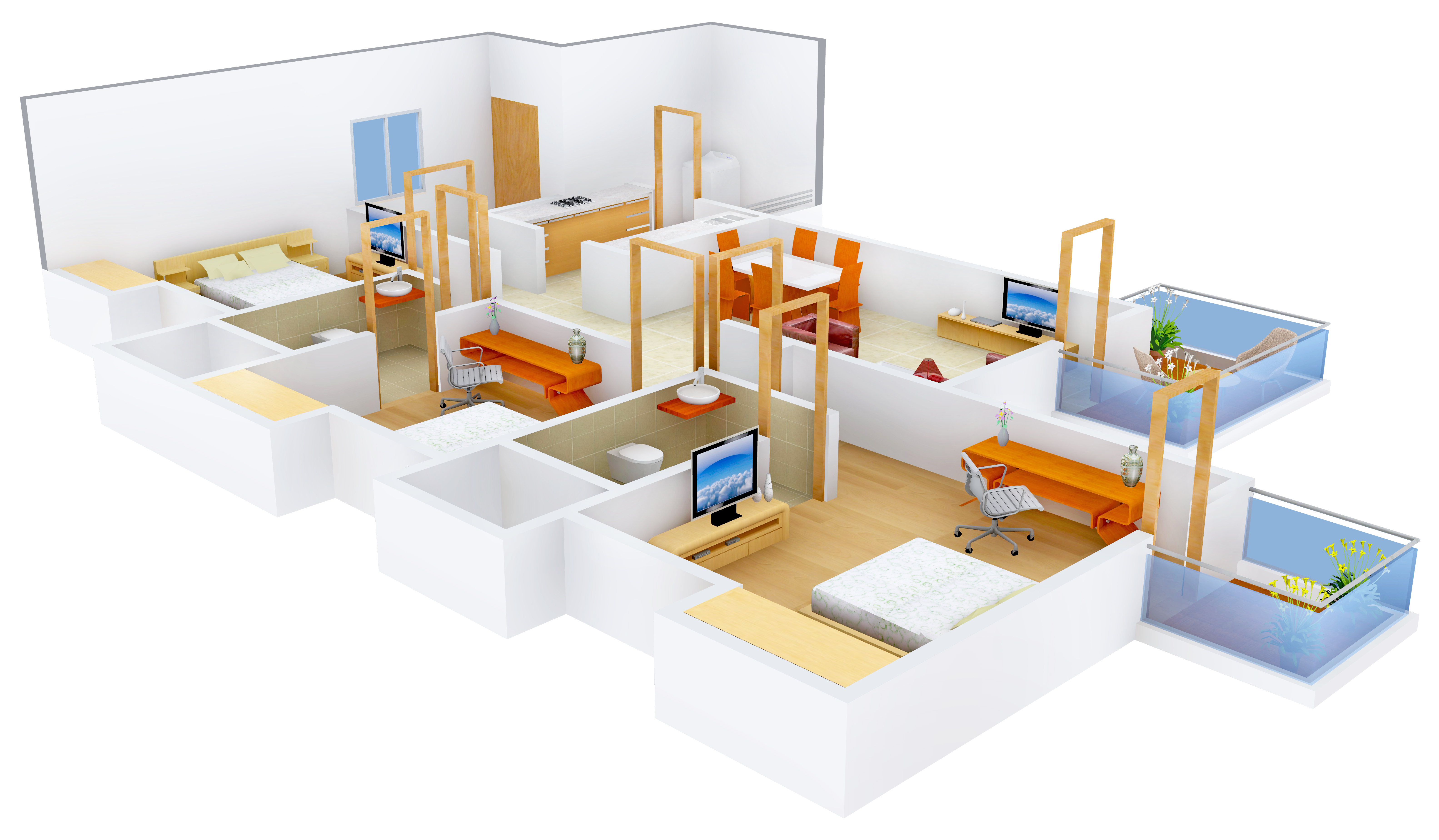 3DFloorPlan of Pioneer Park