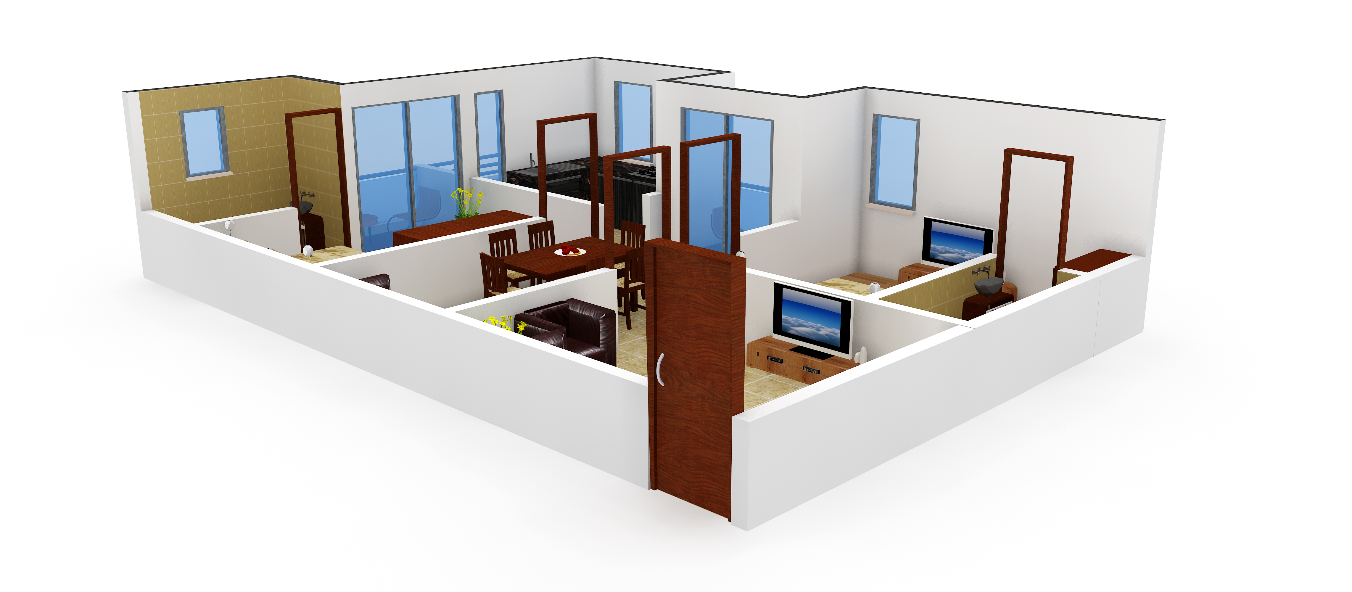 3DFloorPlan of Maphar VM Impreza