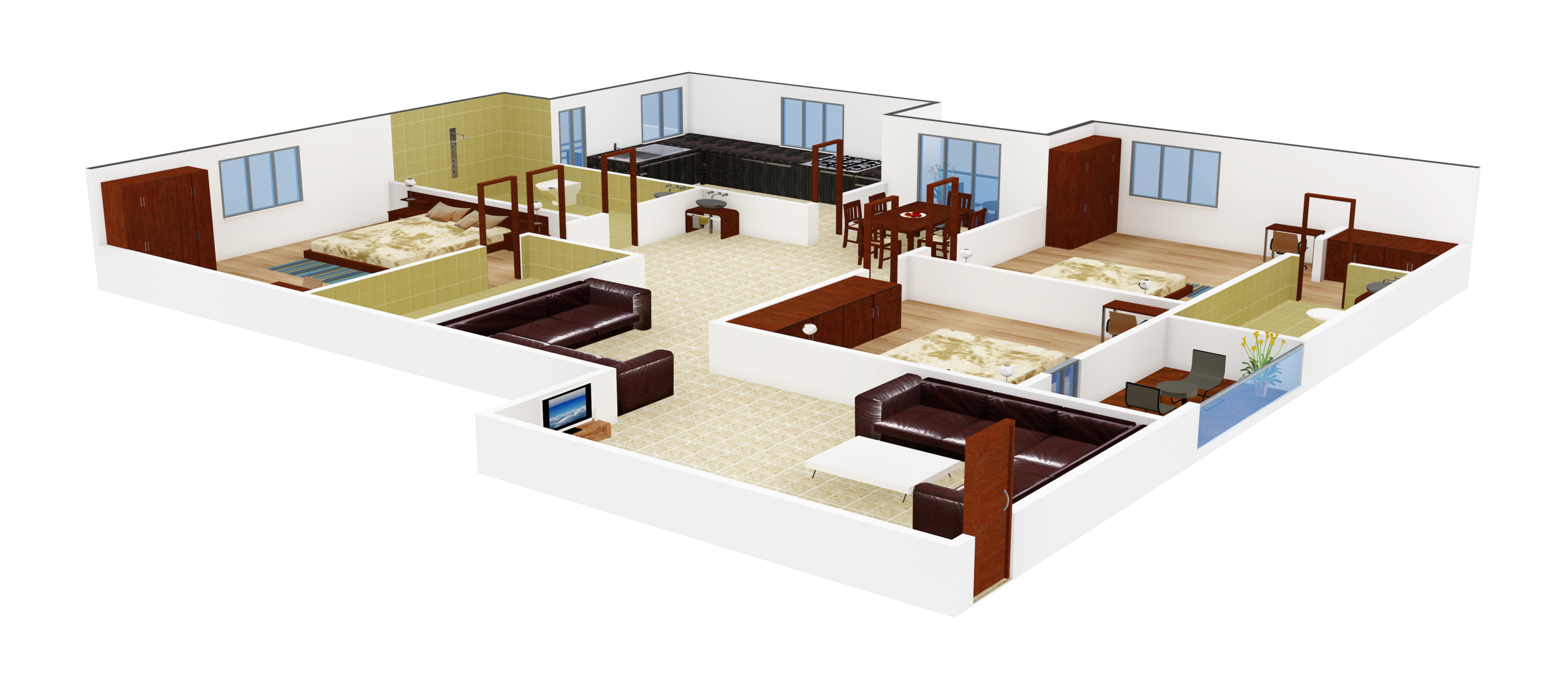 3DFloorPlan of Maphar VM Impreza