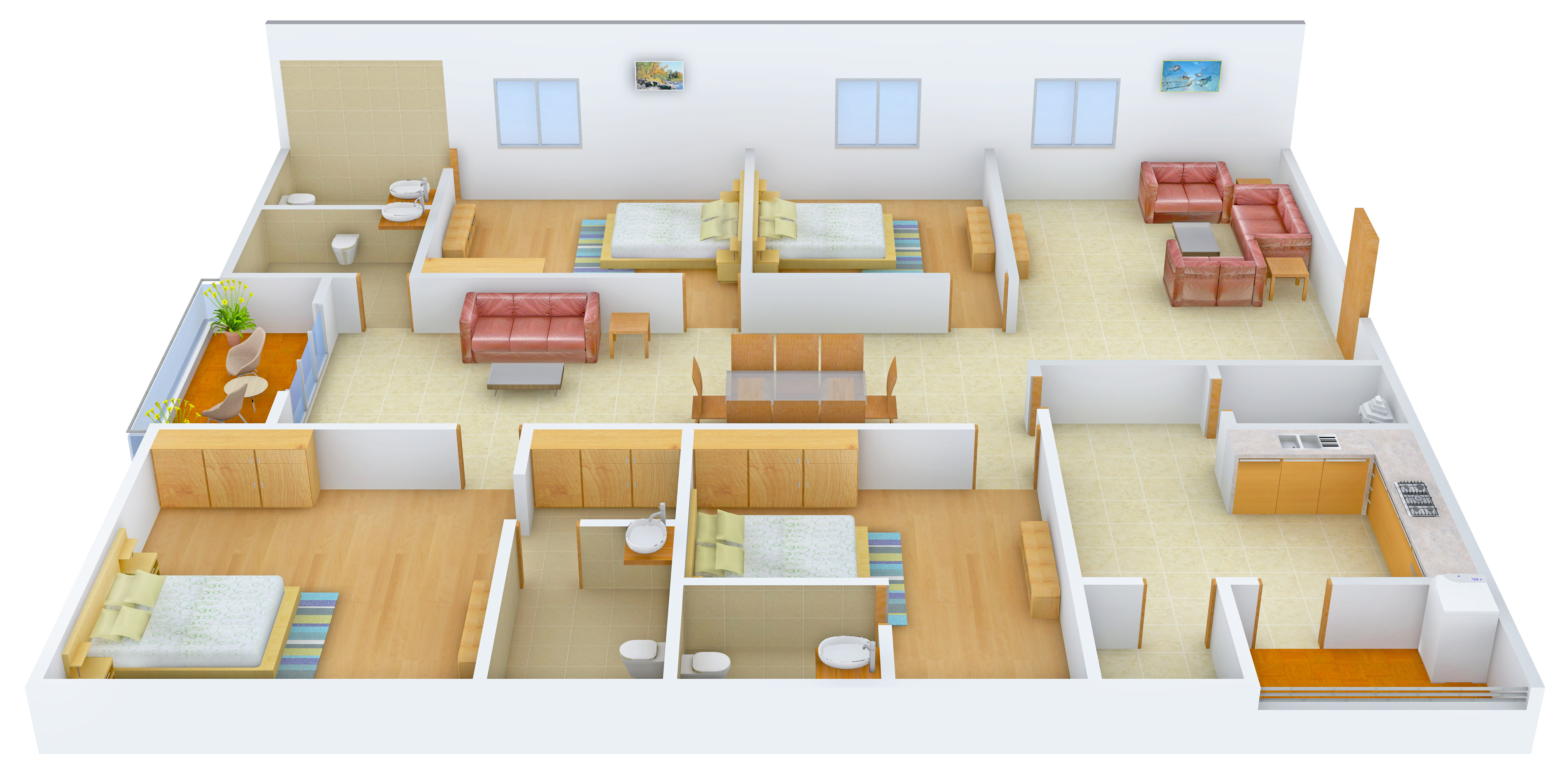 3DFloorPlan of Legend Suraj
