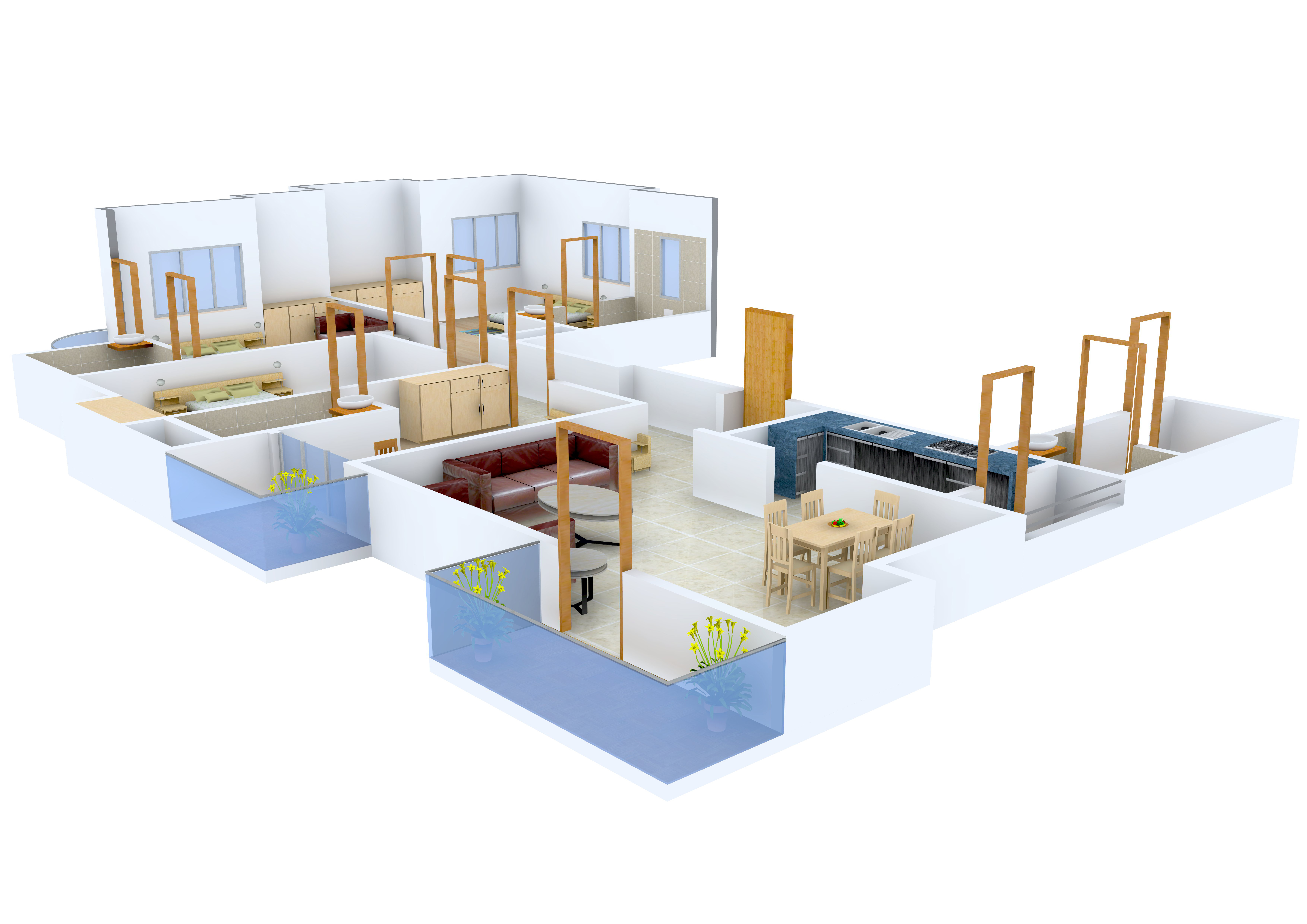 3DFloorPlan of Fort Eleganza
