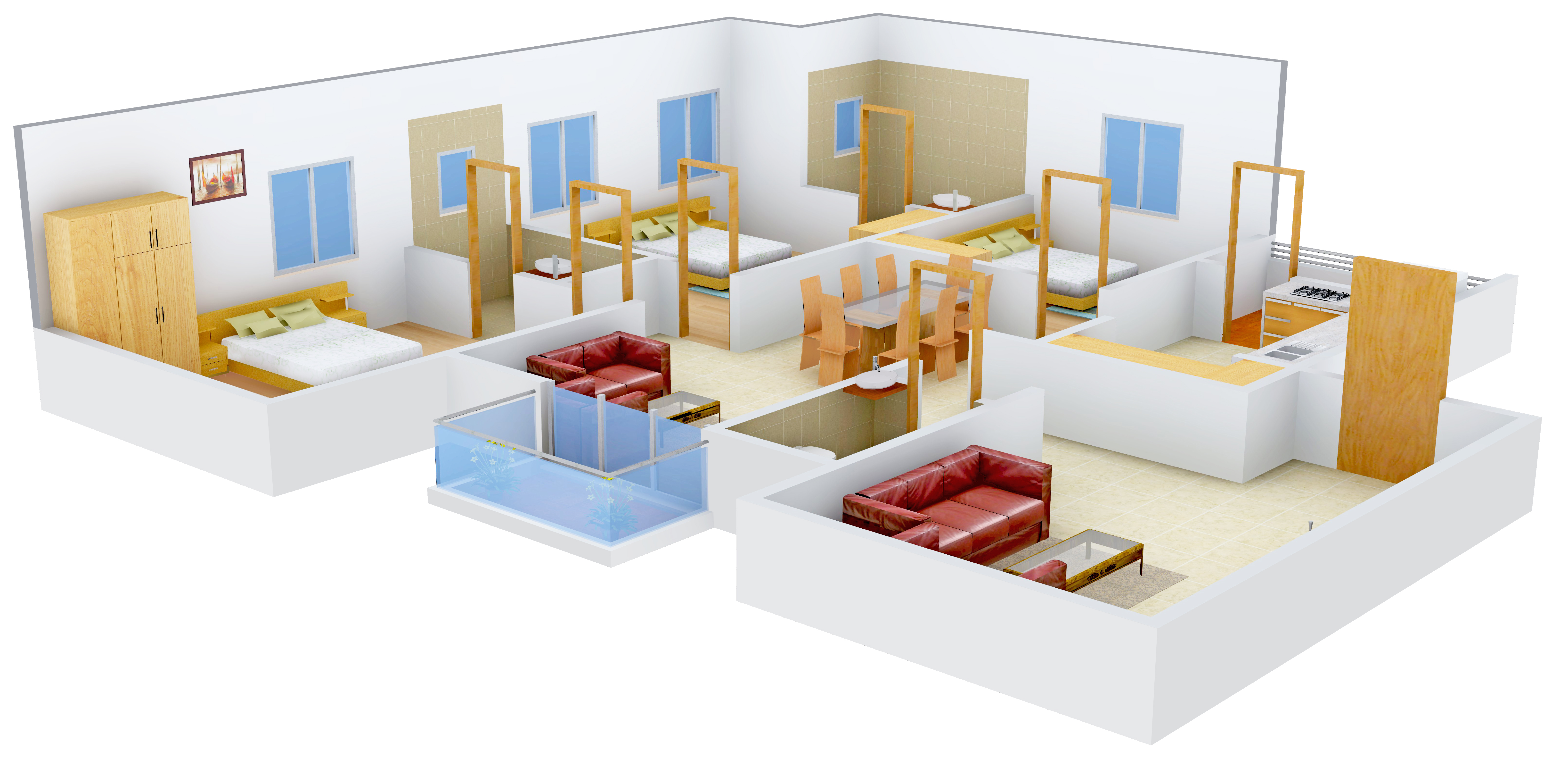 3DFloorPlan of Himalaya Oasis