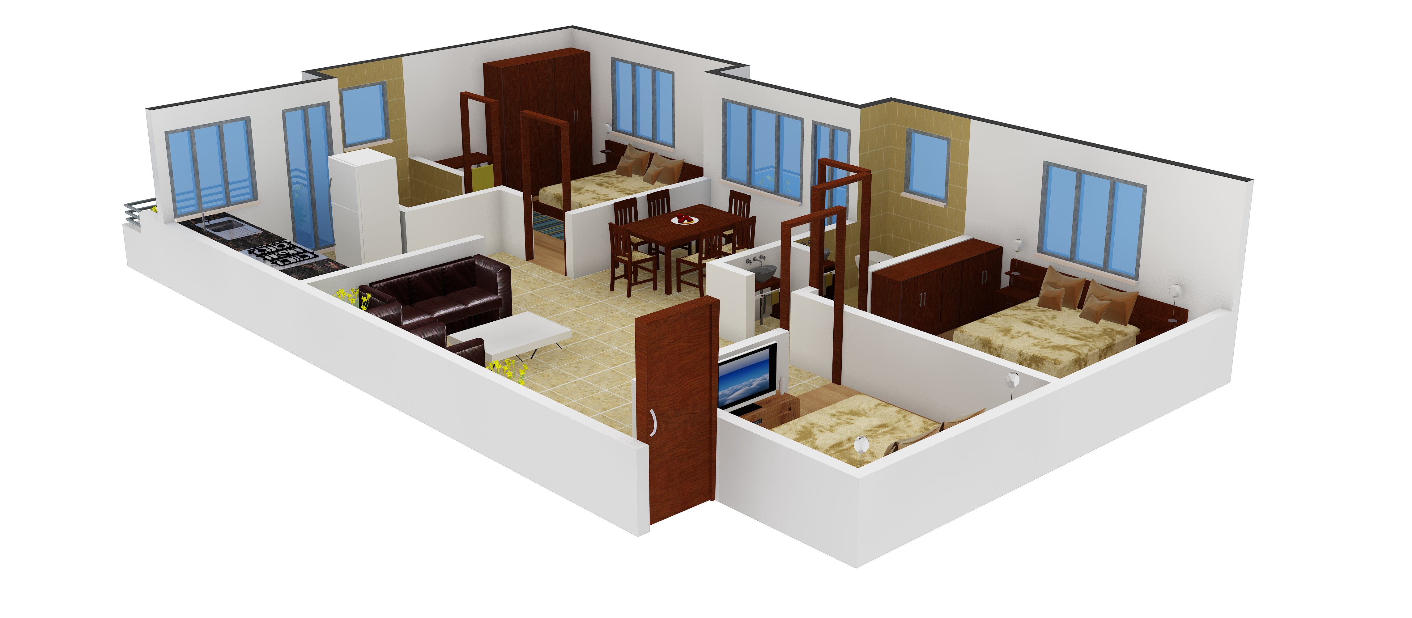 3DFloorPlan of SV Marvel